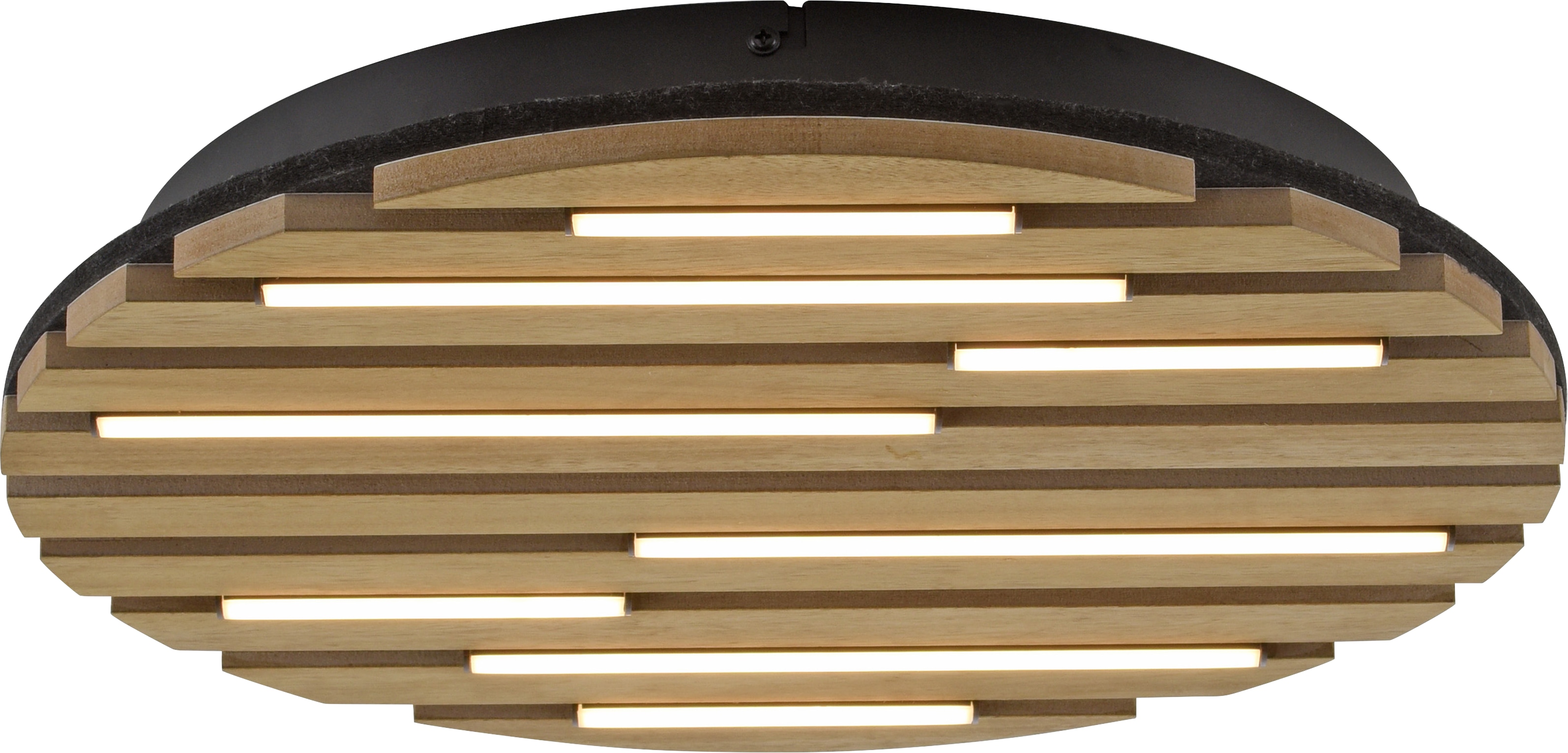 JUST LIGHT LED-Deckenleuchte 15592-79, 12W, 3000K, 1700lm, warmweiß, IP20, Holz/schwarz JUST LIGHT LED-Deckenleuchte 15592-79, 12W, 3000K, 1700lm, warmweiß, IP20, Holz/schwarz