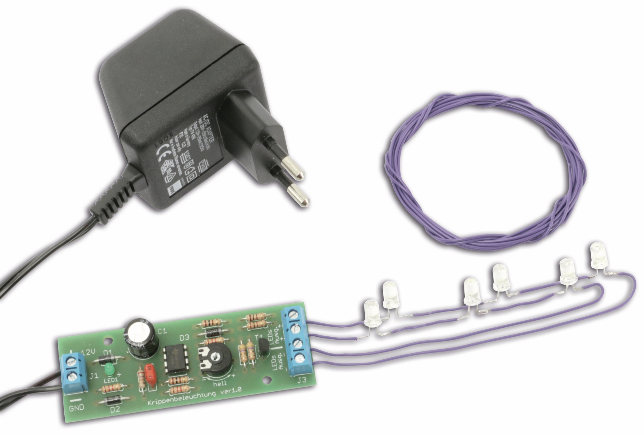 Bausatz Krippenbeleuchtung, V1.0 Bausatz Krippenbeleuchtung V1.0