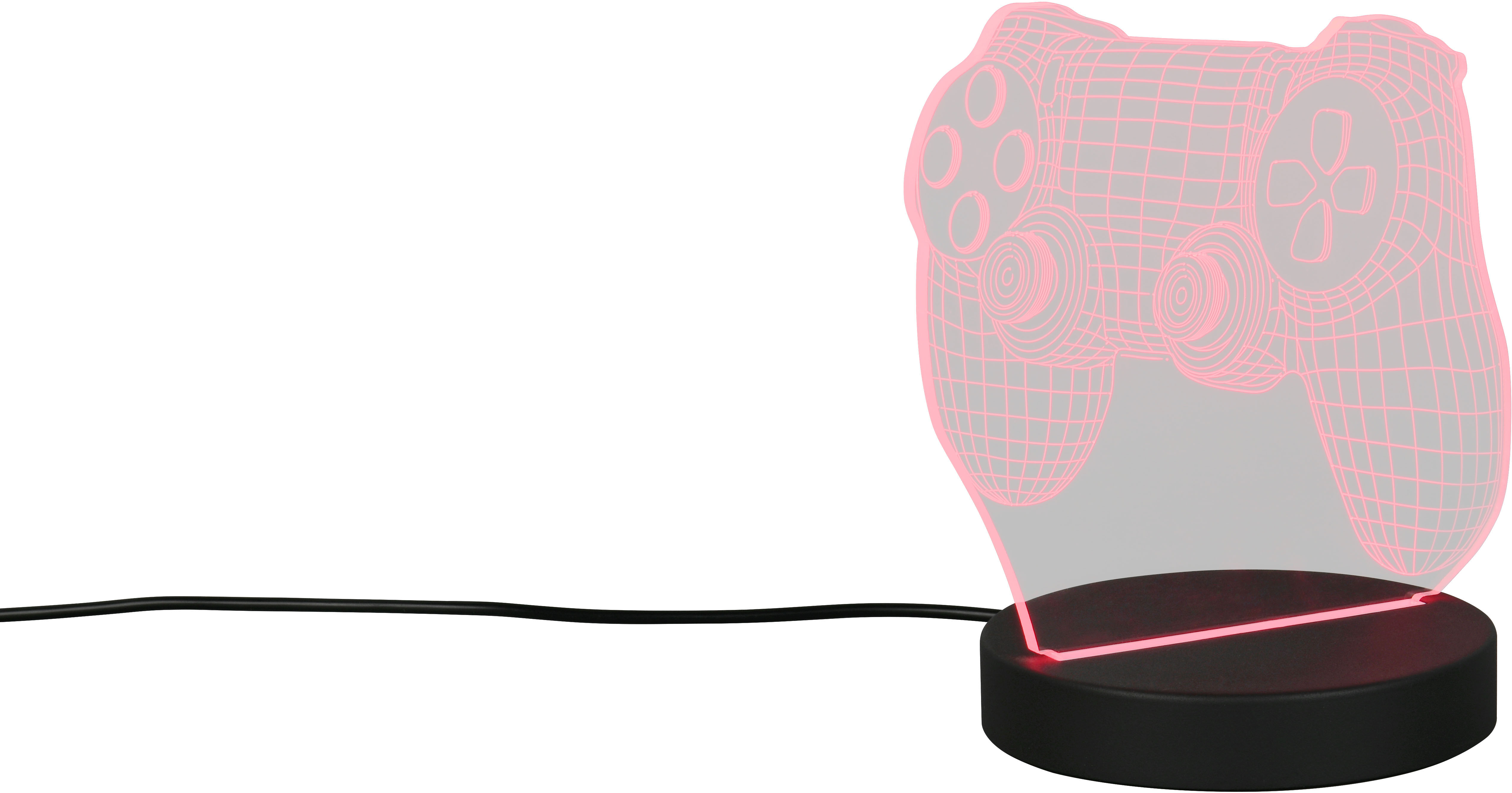 REALITY LED-Tischleuchte Joy, R53881102, 3,2W, 250lm, 3000K, schwarz