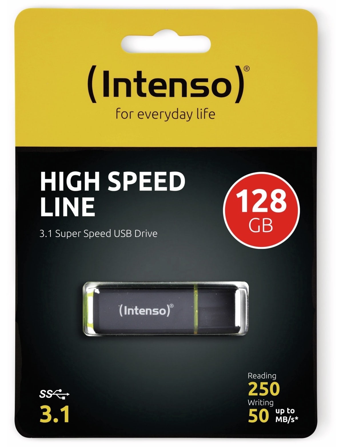 INTENSO USB-Stick High Speed Line 3537491 USB 3.2 128GB INTENSO USB 3.1 Speicherstick High Speed Line, 128 GB