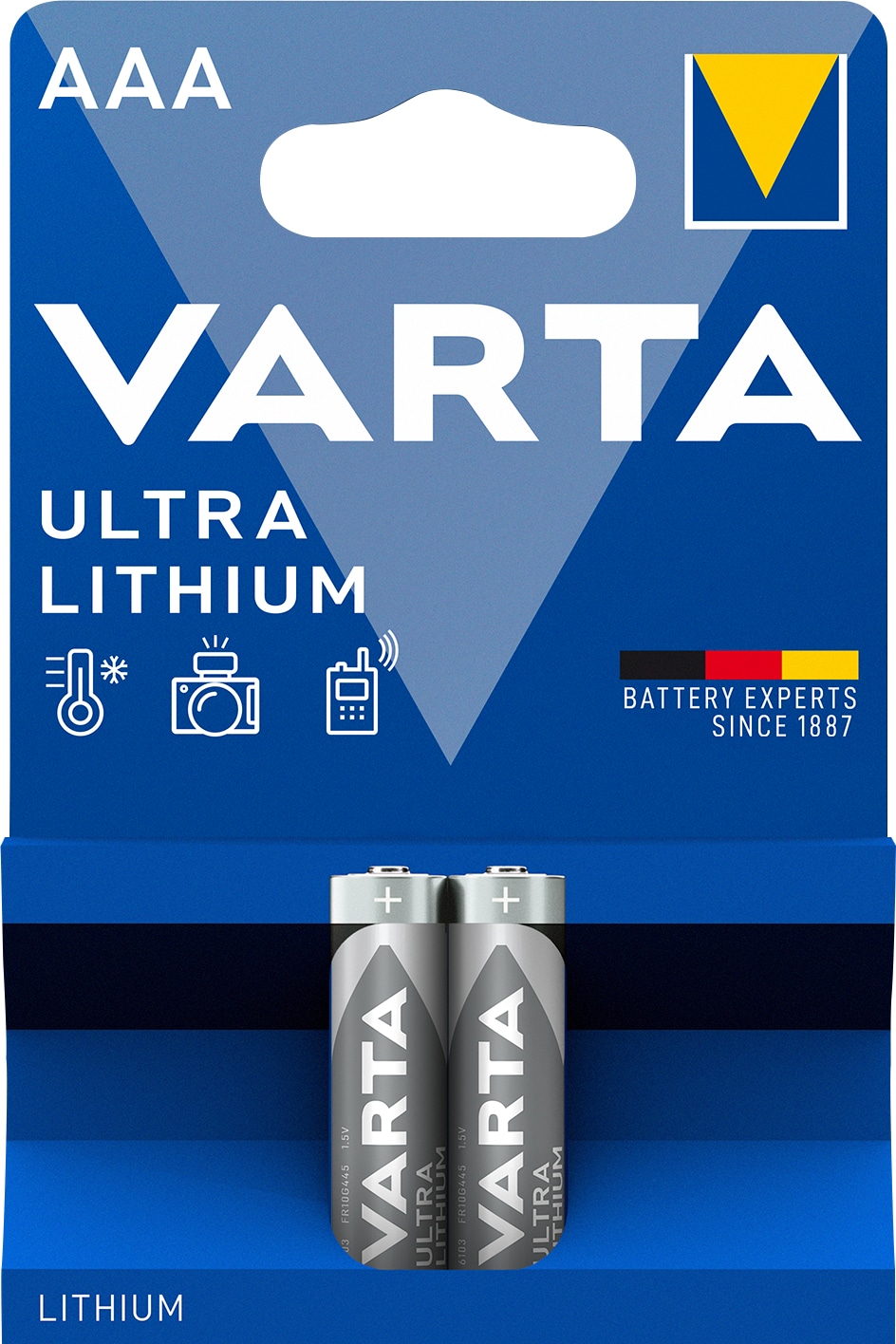 VARTA Micro-Lithiumbatterie ULTRA, 2 Stück