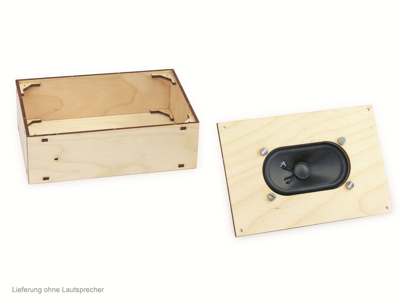 SOL-EXPERT Holzboxbausatz für Lautsprecher BN 390154, 150 x 100 x 50 mm