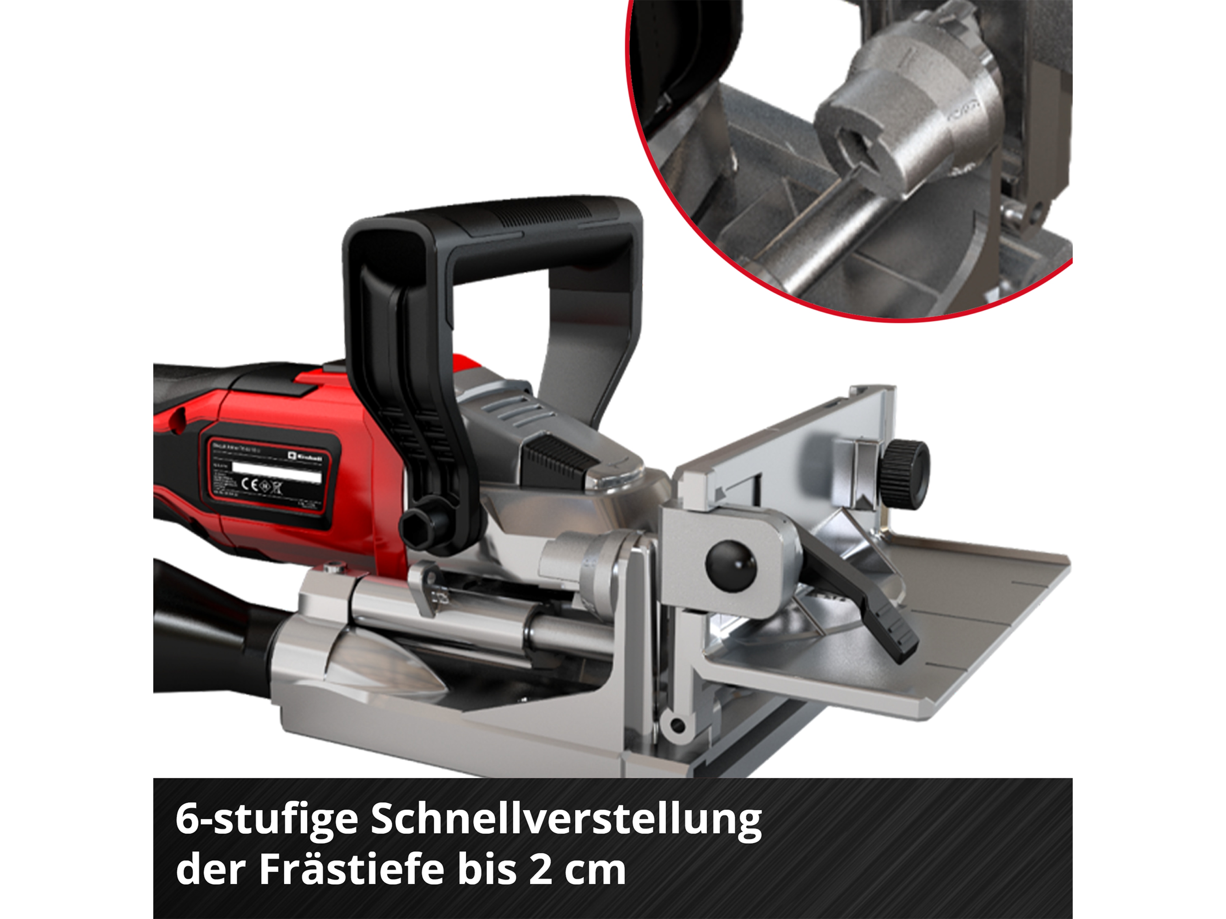 EINHELL Akku-Flachdübelfräse TE-BJ 18 Li - Solo EINHELL Akku-Flachdübelfräse TE-BJ 18 Li - Solo