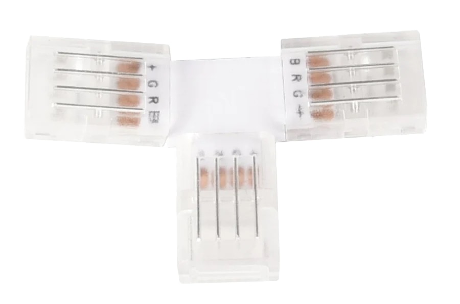 ENOVALITE Verbinder für 10mm LED-Strip, T-förmig, 4 polig ENOVALITE Verbinder für 10mm LED-Strip, T-förmig, 4 polig