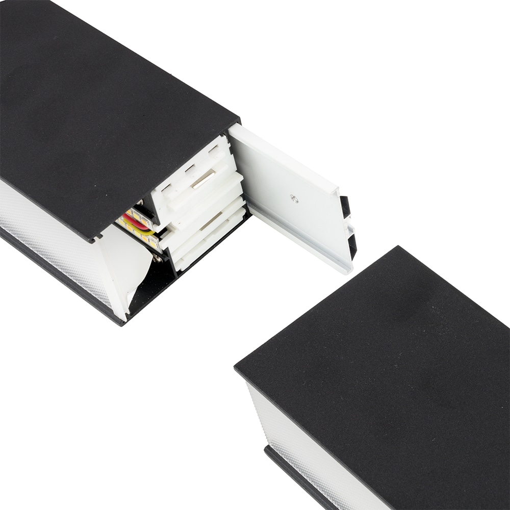 LUXULA LED-Büro-/Tresenleuchte, 30W, 3000/4000/6500K, EEK: E, 3600lm, IP20, schwarz