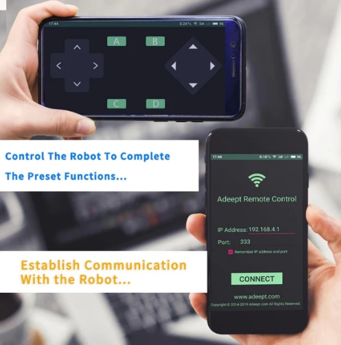 ADEEPT DIY-Kit Roboterspinne mit 6 Beinen