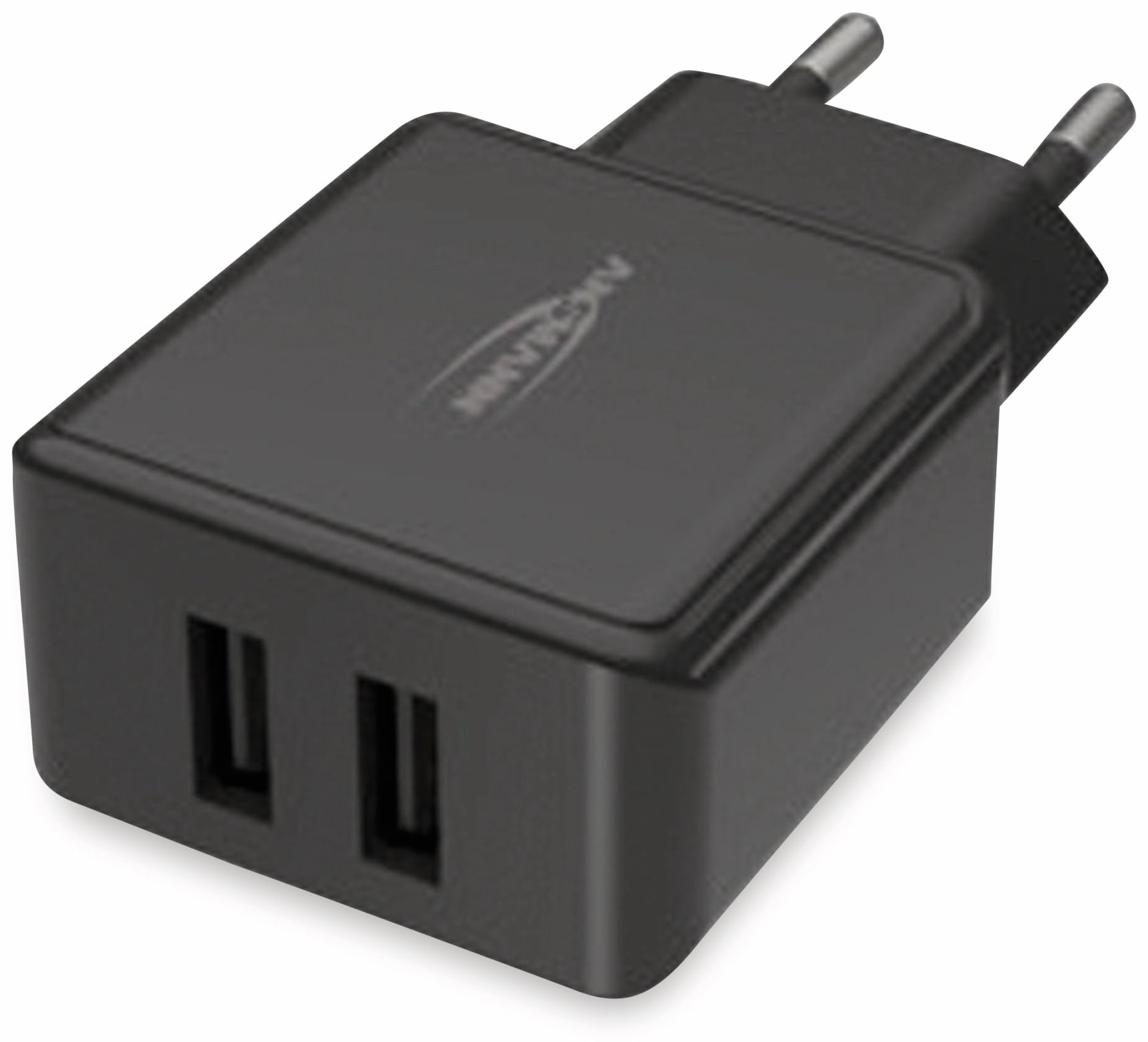 ANSMANN USB-Ladegerät HC212, 5 V, 2,4 A, 2-Port, schwarz ANSMANN USB-Ladegerät HC212, 5 V, 2,4 A, 2-Port, schwarz
