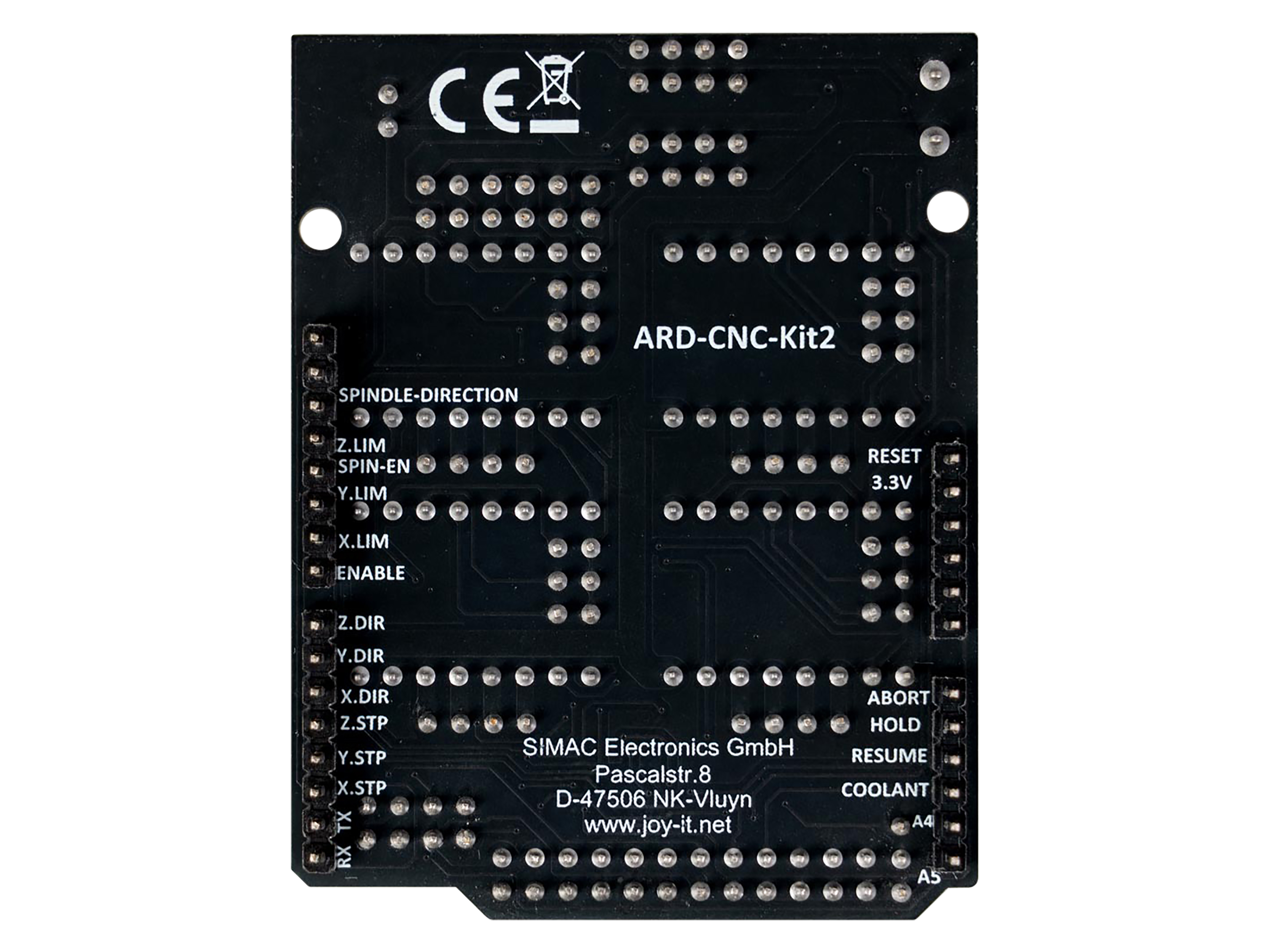 JOY-IT Controllerboard, V3.51 für CNC, inkl. 4 DRV8825, Kühlkörper