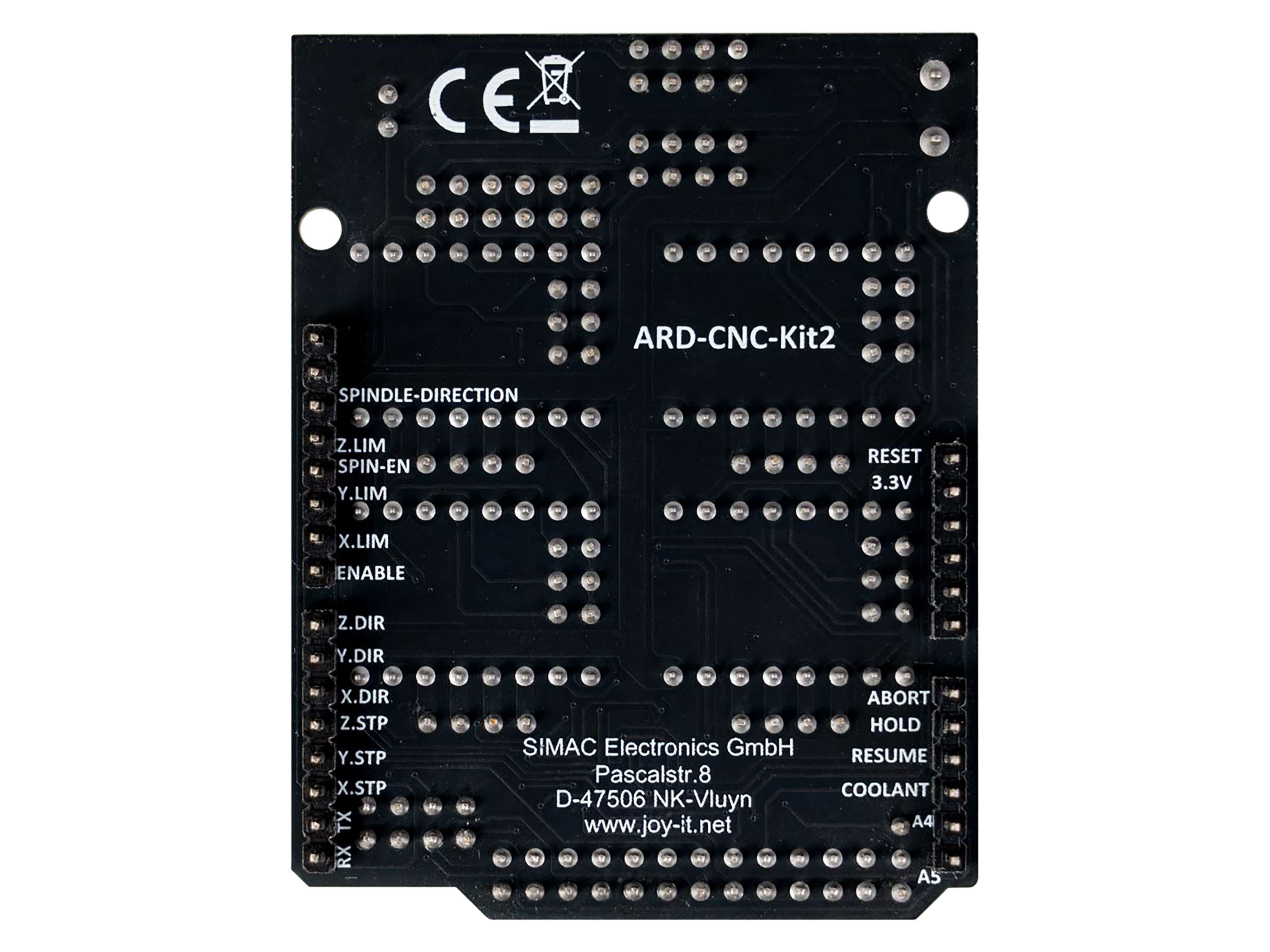 JOY-IT Controllerboard, V3.51 für CNC, inkl. 4 DRV8825, Kühlkörper