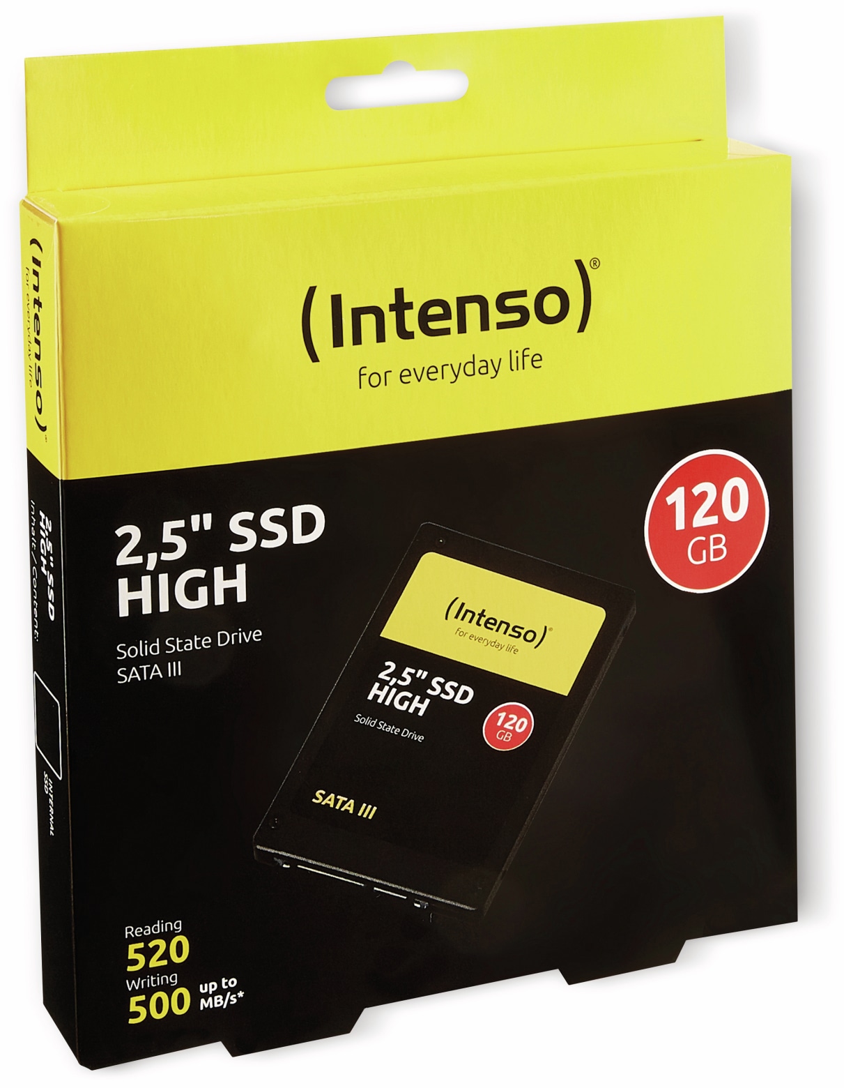 INTENSO SSD High Performance 3813430, SATA III, 120 GB INTENSO SSD High Performance 3813430, SATA III, 120 GB