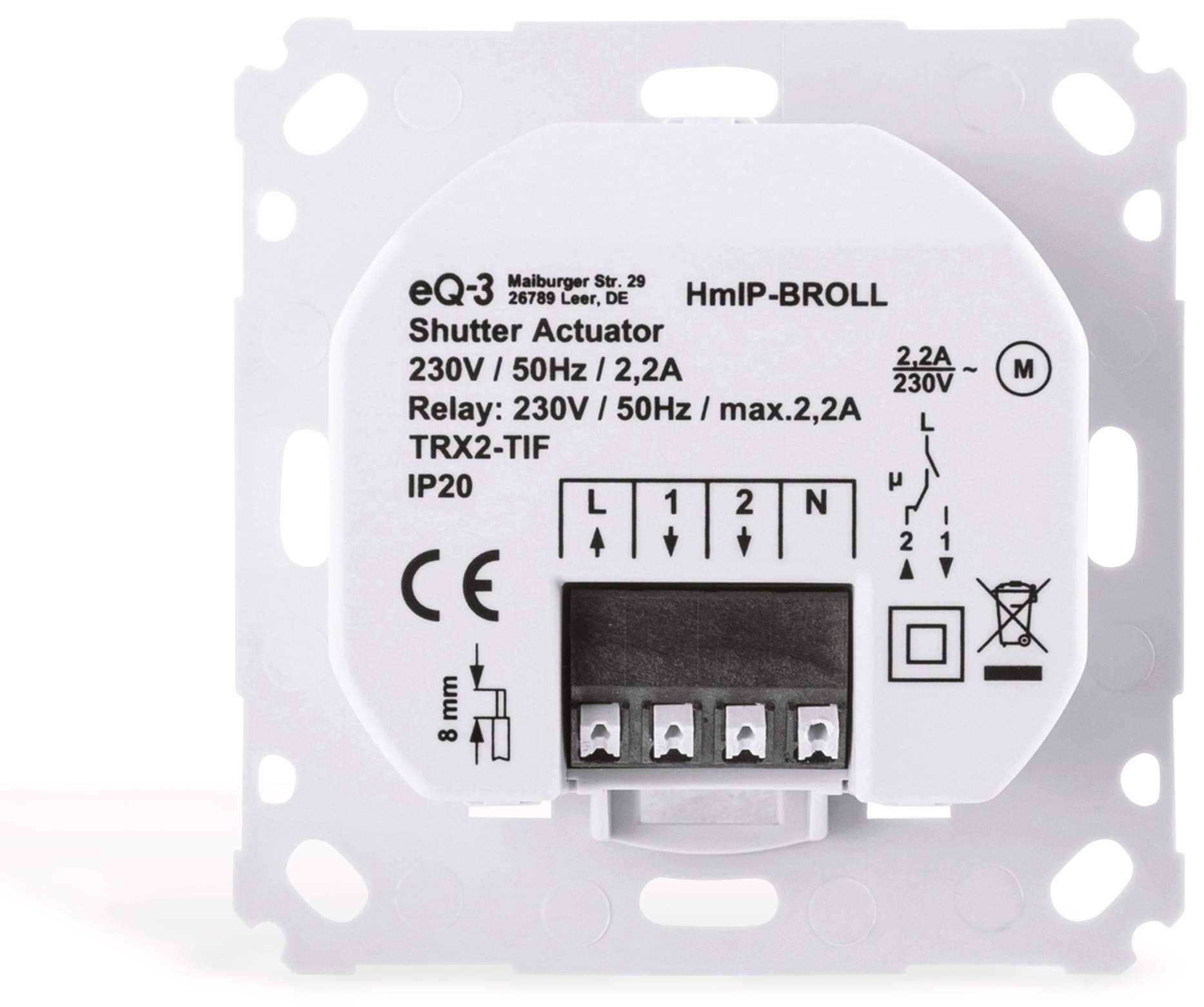 HOMEMATIC IP Smart Home 151322A0, Rollladenaktor, 4 Stück HOMEMATIC IP Smart Home 151322A0, Rollladenaktor, 4 Stück
