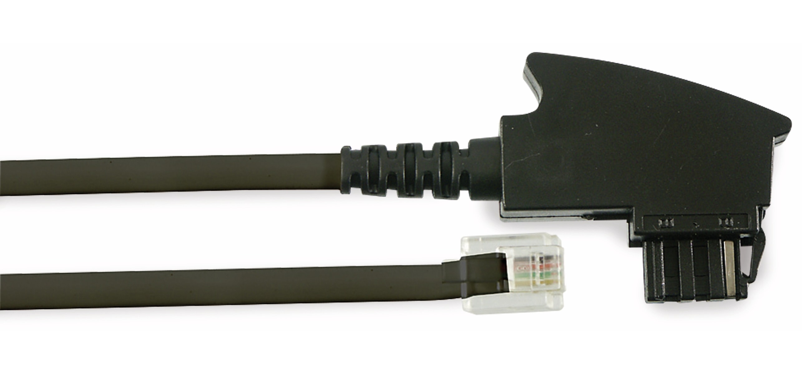 Telefon-Anschlusskabel, TAE/N, schwarz, 15 m Telefon-Anschlusskabel, TAE/N, schwarz, 15 m