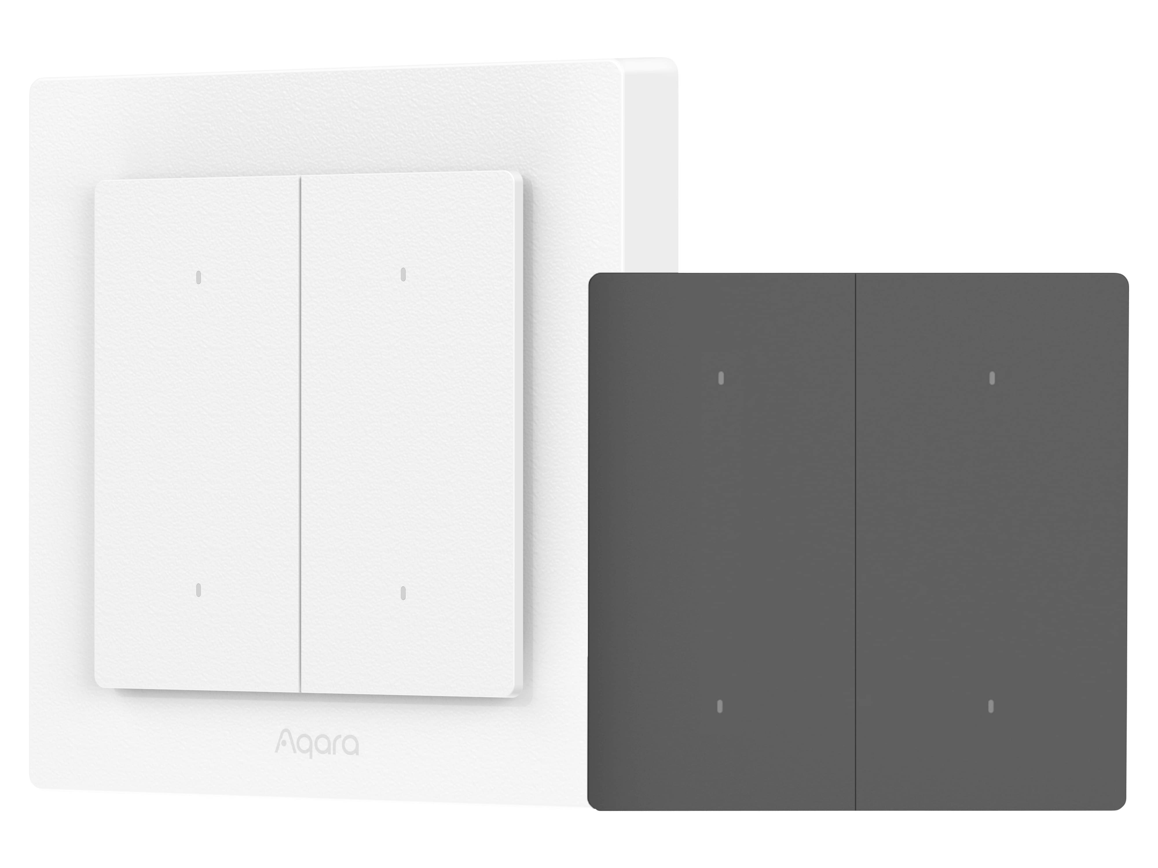 AQARA Lichtschalter Smart H2, WS-K08D, 4 Buttons, 2 Channels