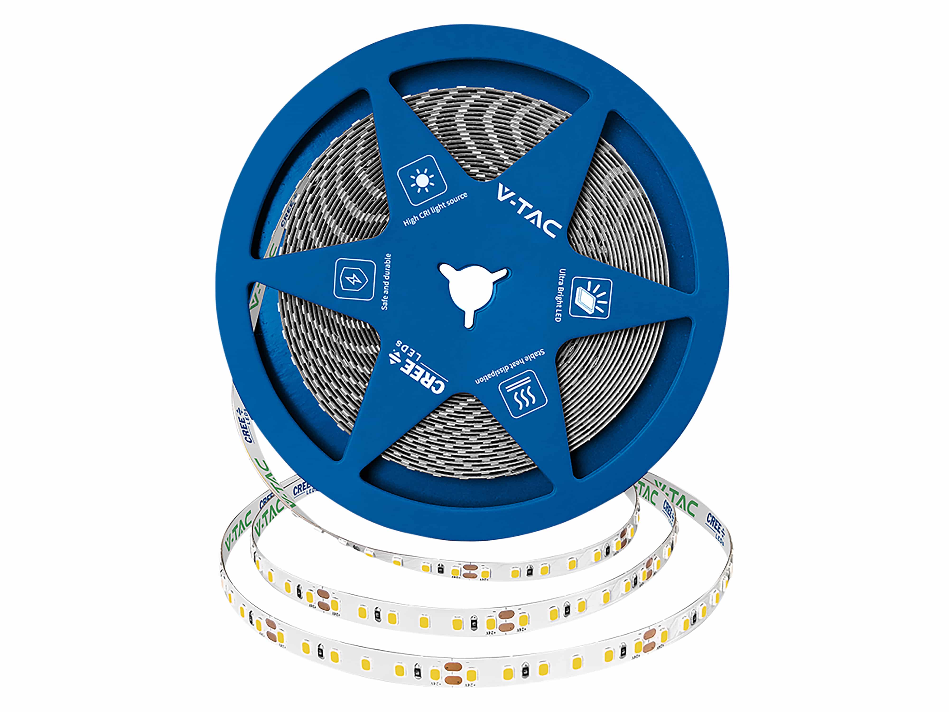 V-TAC LED-Stripe VT-2126226, 100W, EEK: F, 9500lm, 3000K, 120°, 24V, 10m