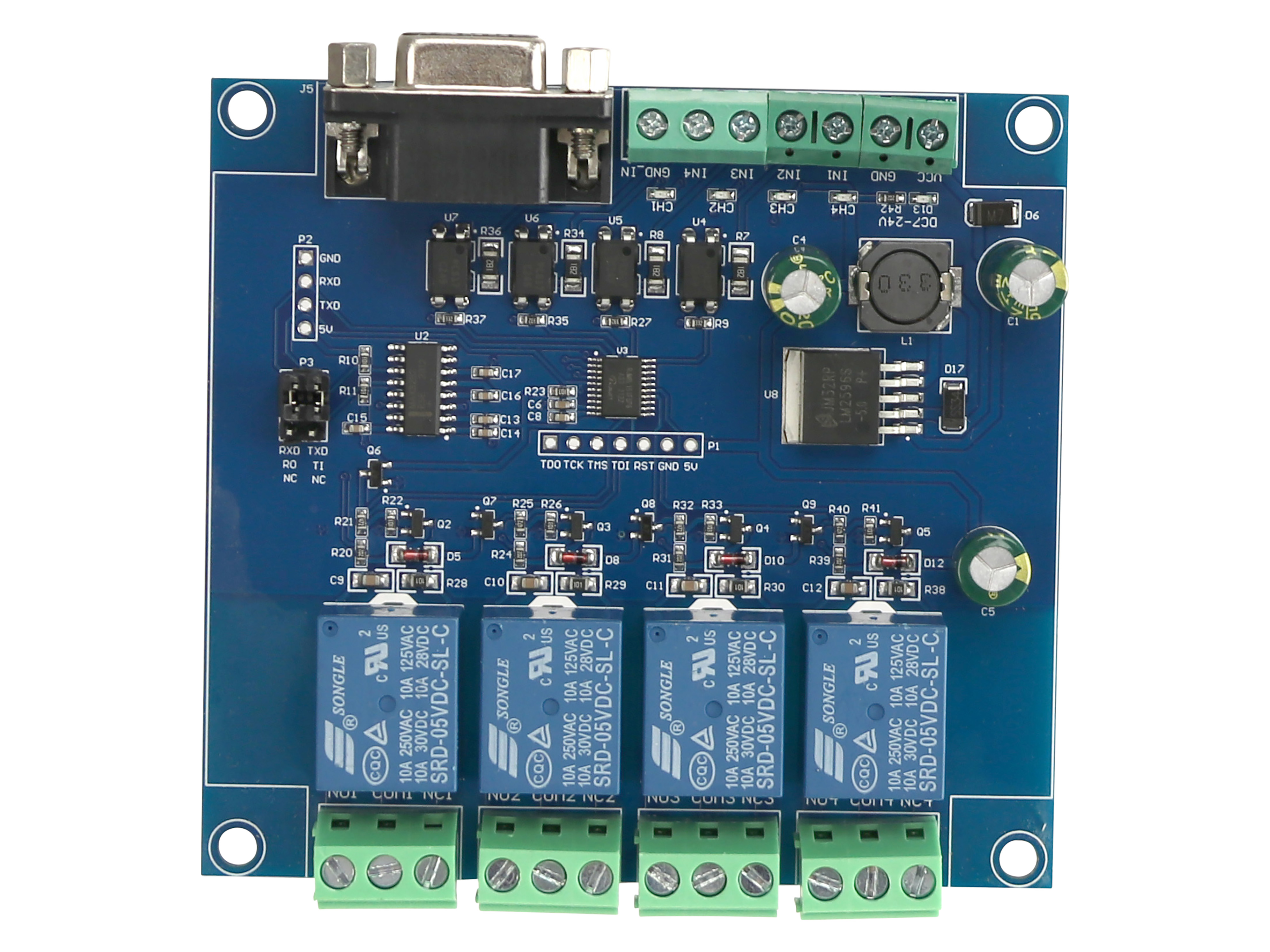 DAYOWER Relaismodul 232-4R-D7, 4 Kanal