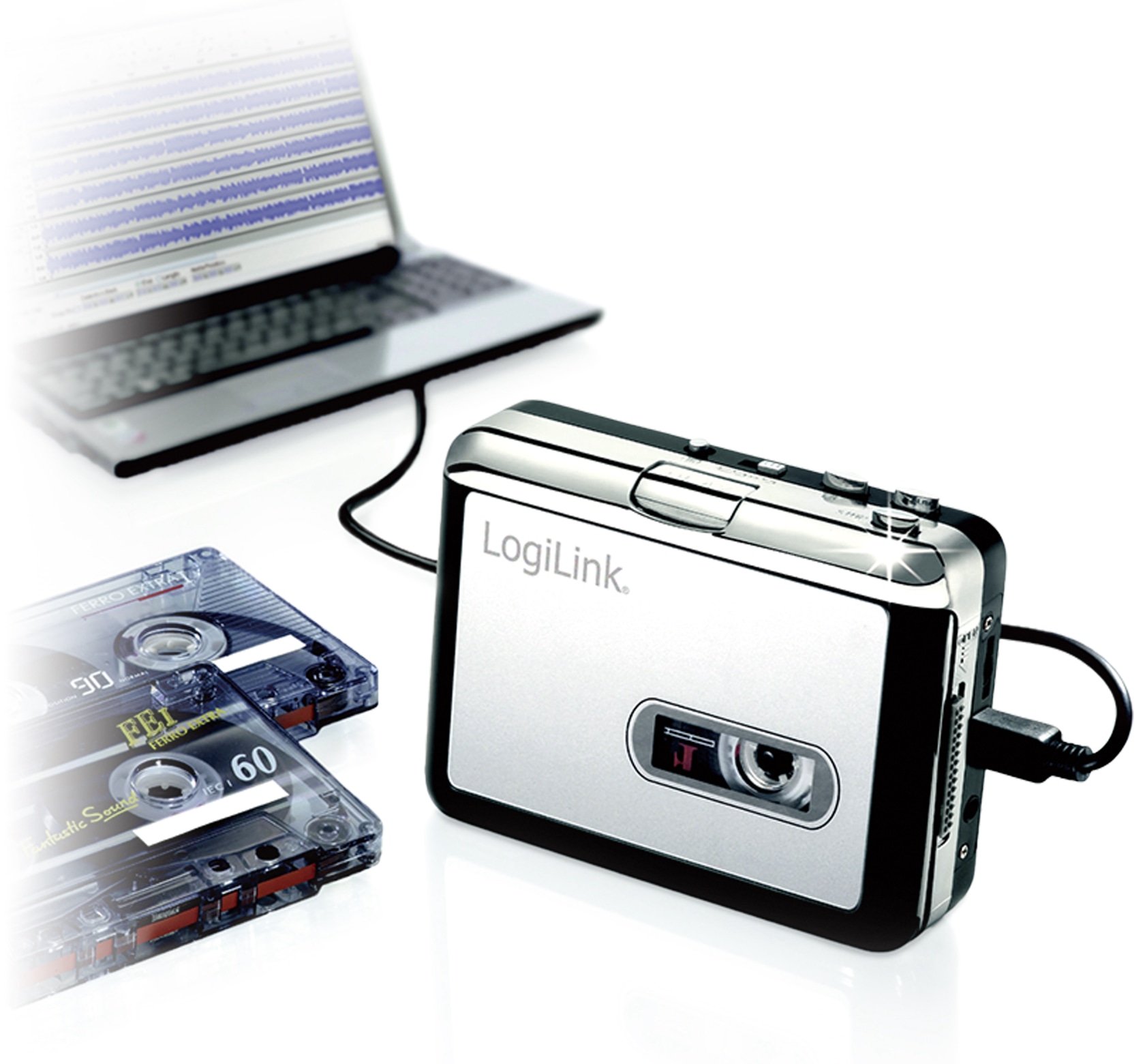 LOGILINK USB-Kassettendeck UA0156