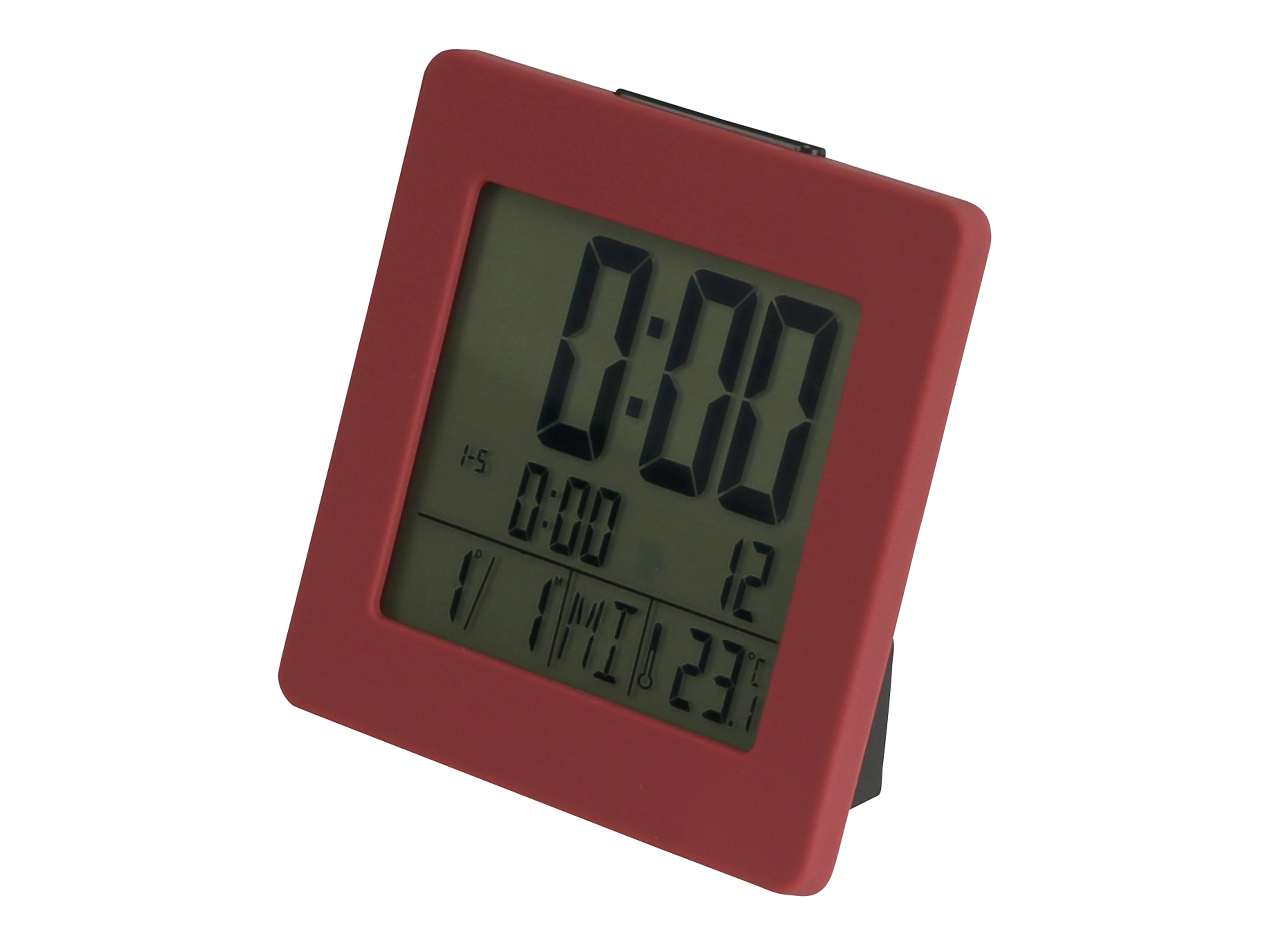 Funkwecker, digital, 51140/05, rot, B-Ware Funkwecker, digital, 51140/05, rot, B-Ware