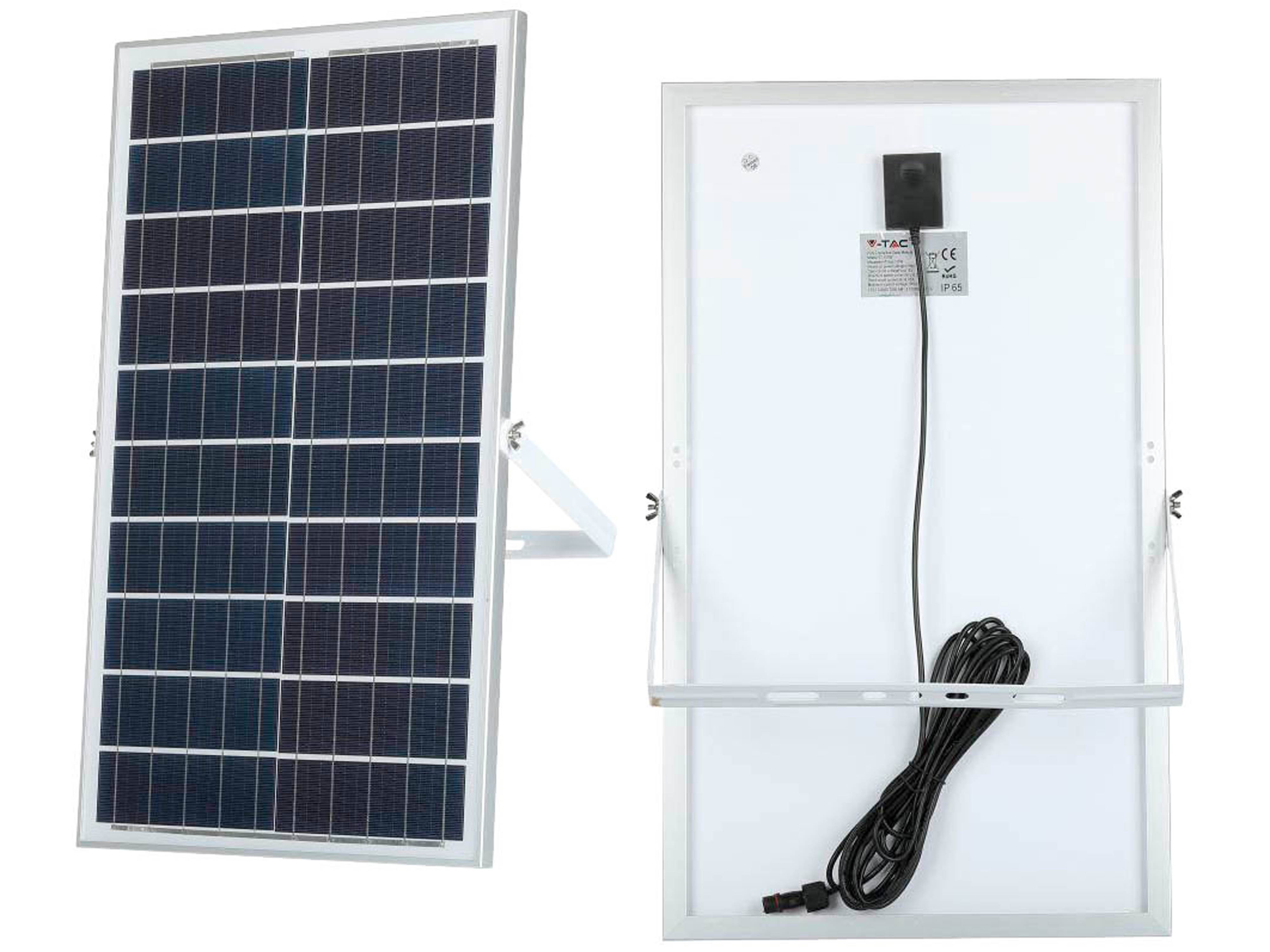 V-TAC Solar LED-Fluter VT-100W, 35 W, 4000 K, mit Panel + Fernbedienung V-TAC Solar LED-Fluter VT-100W, 35 W, 4000 K, mit Panel + Fernbedienung