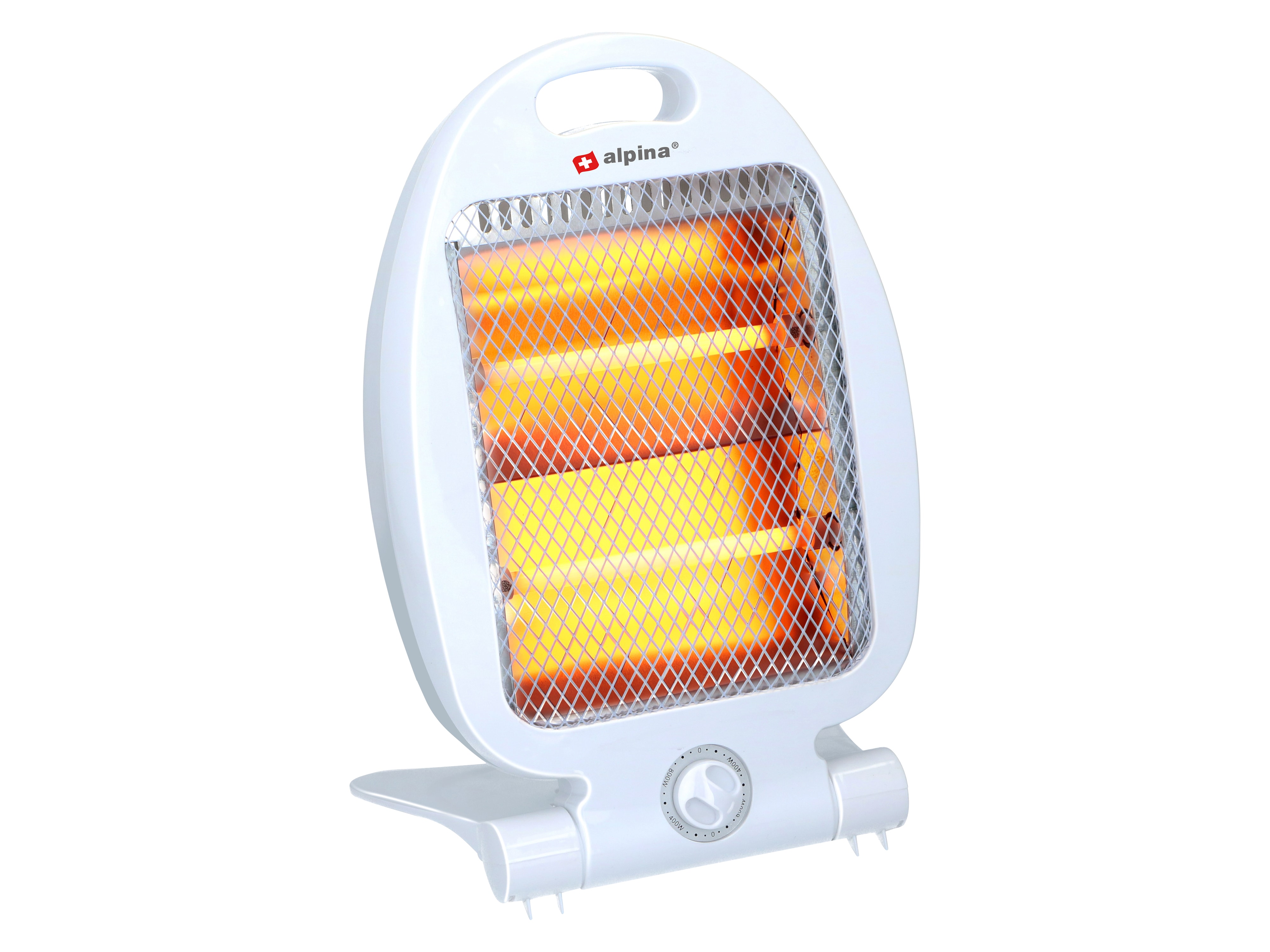 ALPINA Quarz-Heizstrahler, 800 W, weiß