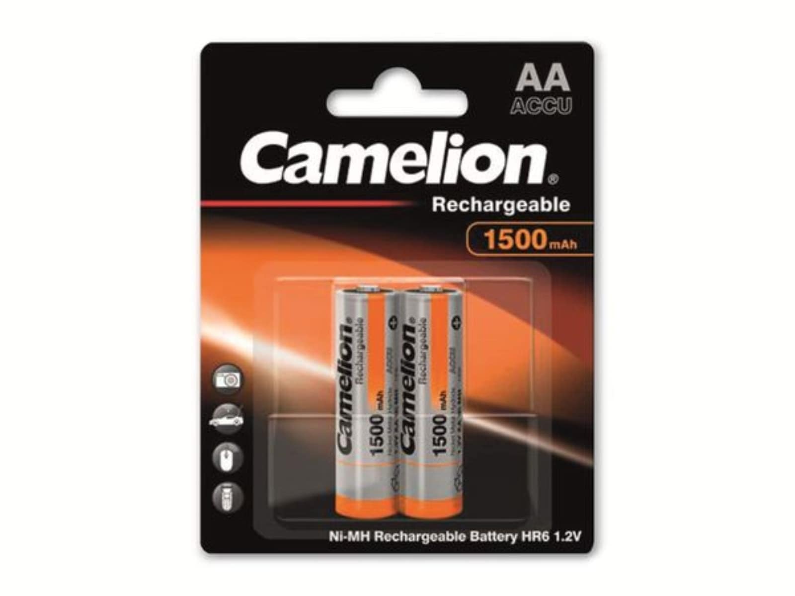CAMELION NiMH-Mignon-Akku 1500 mAh, 2 Stück