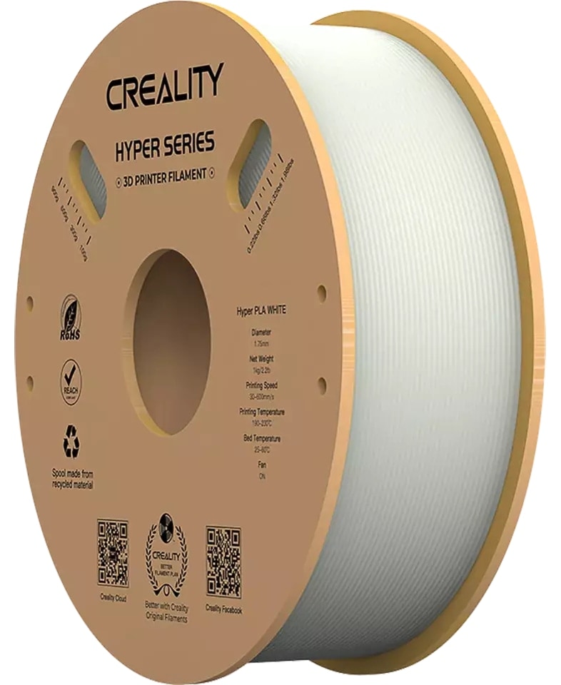 CREALITY 3D Filament PLA RFID, 1 kg, weiß, 1,75 mm