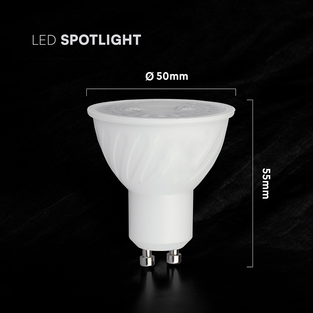 V-TAC LED-Lampe VT-215116, EEK: F, 4,5W, 345lm, 6500K, E27, PAR16, GU10, 38°