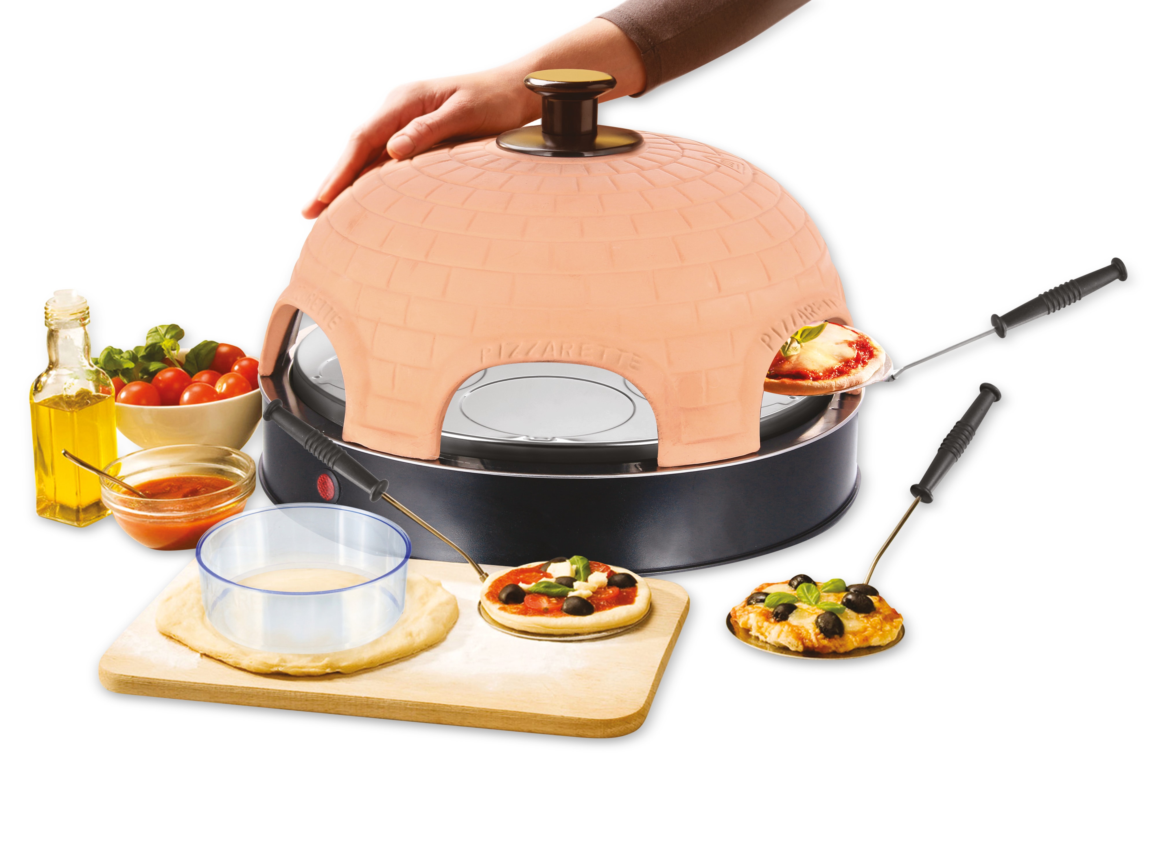 EMERIO Pizza Ofen PO-115984, 1200 W EMERIO Pizza Ofen PO-115984, 1200 W