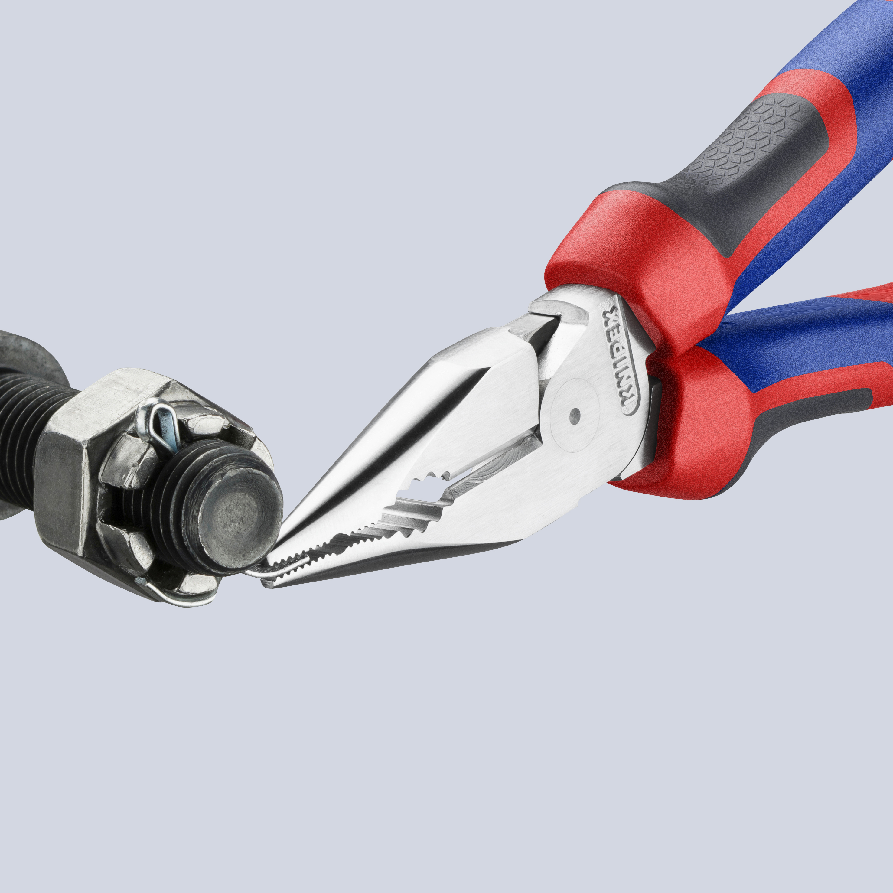 KNIPEX Spitz-Kombizange, 08 25 185, 185 mm, Stahl, Kunststoffgriff