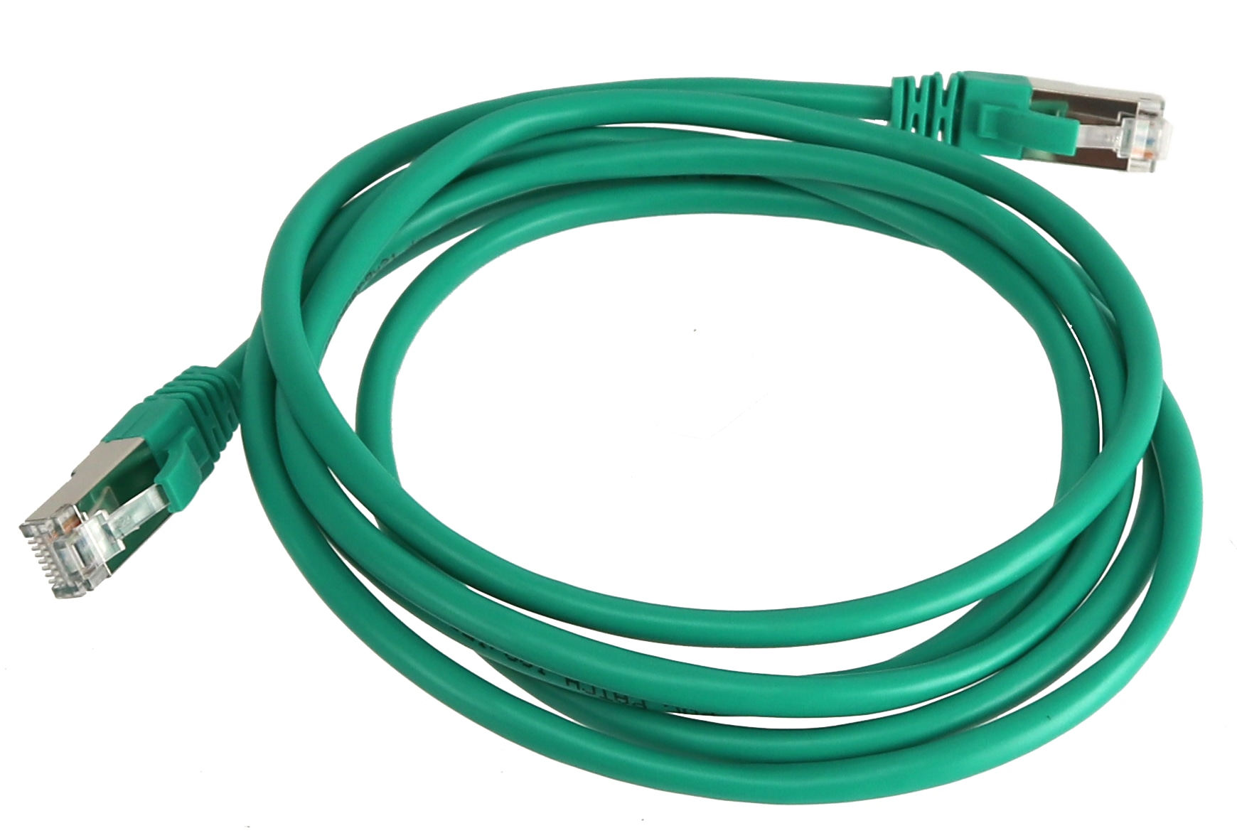 CAT.5E Patchkabel, 2 m, grün, F/UTP CAT.5E Patchkabel, 2 m, grün, UTP