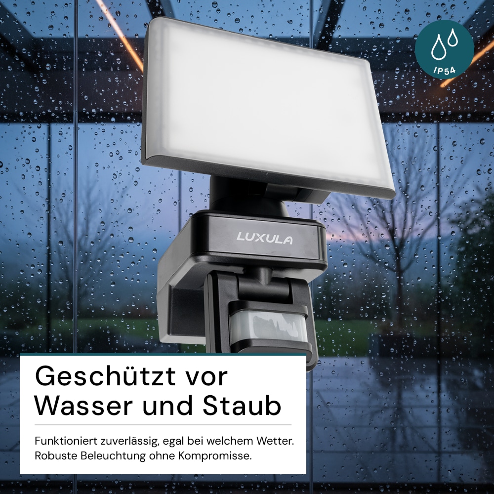 LUXULA LED-Fluter LX400193, mit BM, 20 W, 2100 lm, 4000 K, schwarz LUXULA LED-Fluter LX400193, mit BM, 20 W, 2100 lm, 4000 K, schwarz