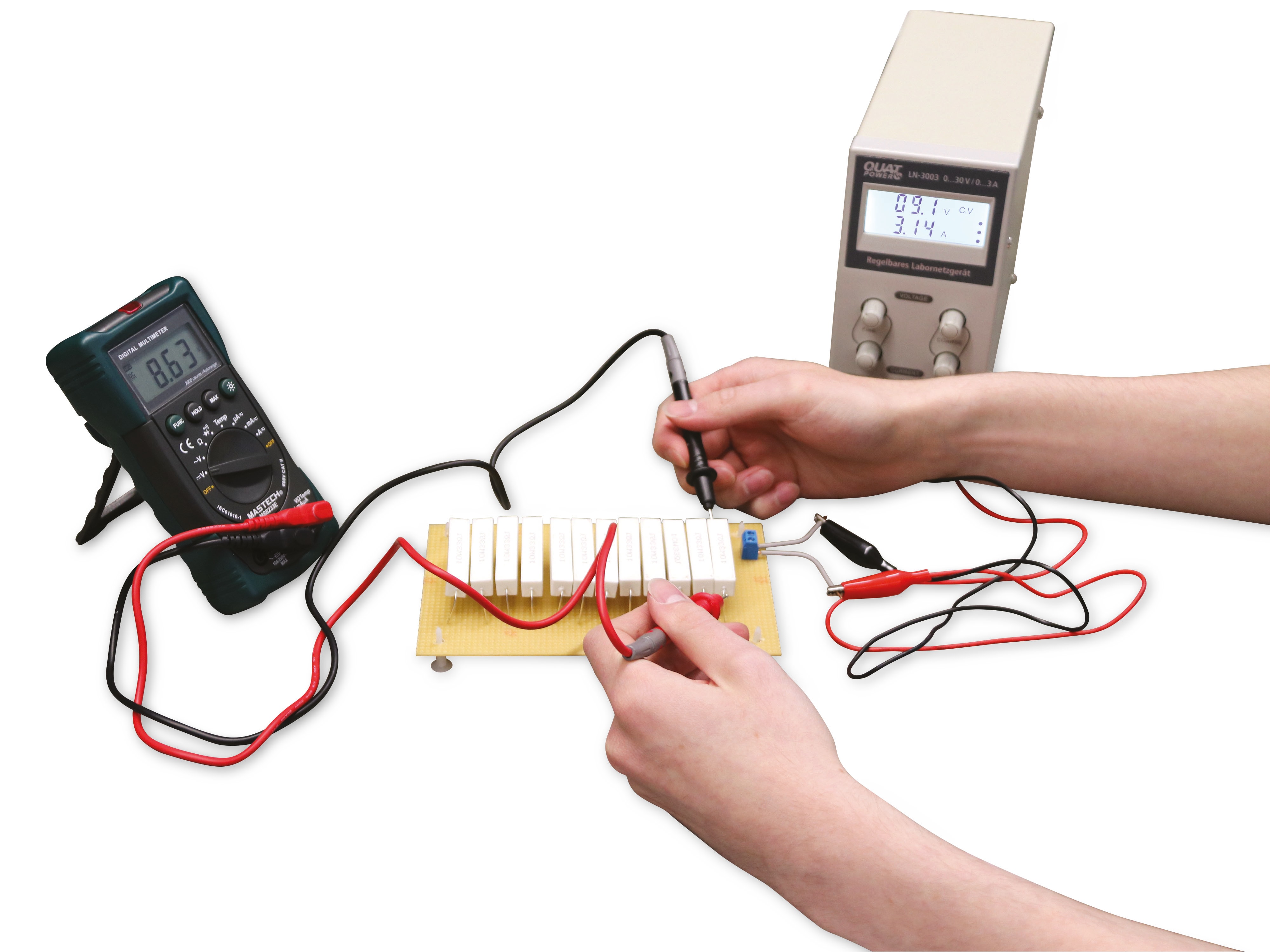 QUATPOWER Regelbares Labornetzgerät LN-3003, 0...30 V-/0...3 A