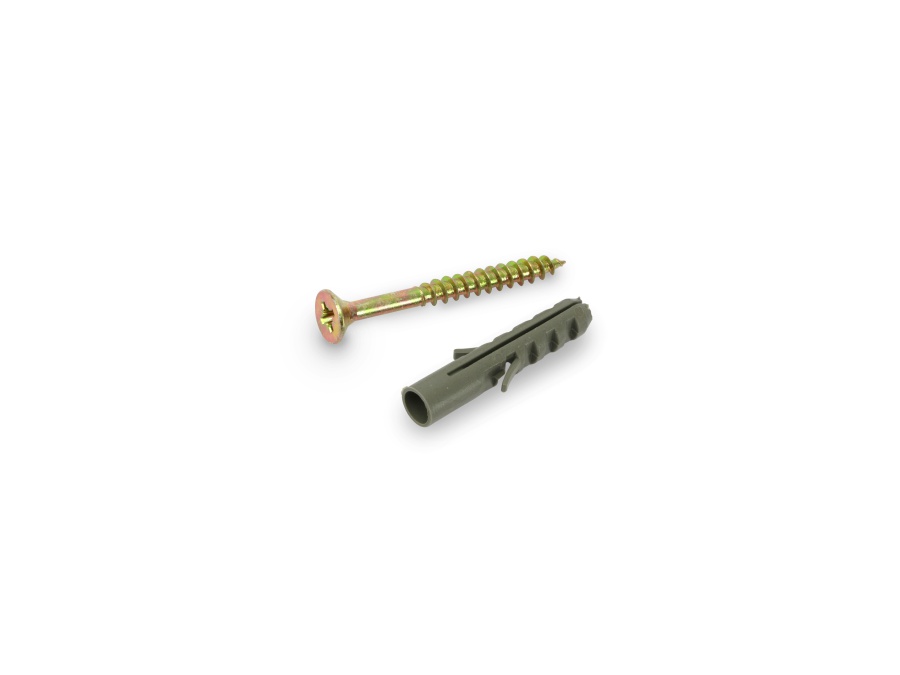 MASTERPROOF Schrauben-/Dübelset, 8 mm, Teilgewinde, 15 Stück MASTERPROOF Schrauben-/Dübelset, 8 mm