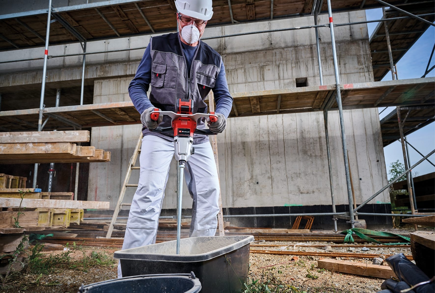 EINHELL PROFESSIONAL Akku Farb-/ Mörtelrührer, TP-MX 18-2 Li BL-Solo EINHELL Akku Farb-/ Mörtelrührer, TP-MX 18-2 Li BL-Solo