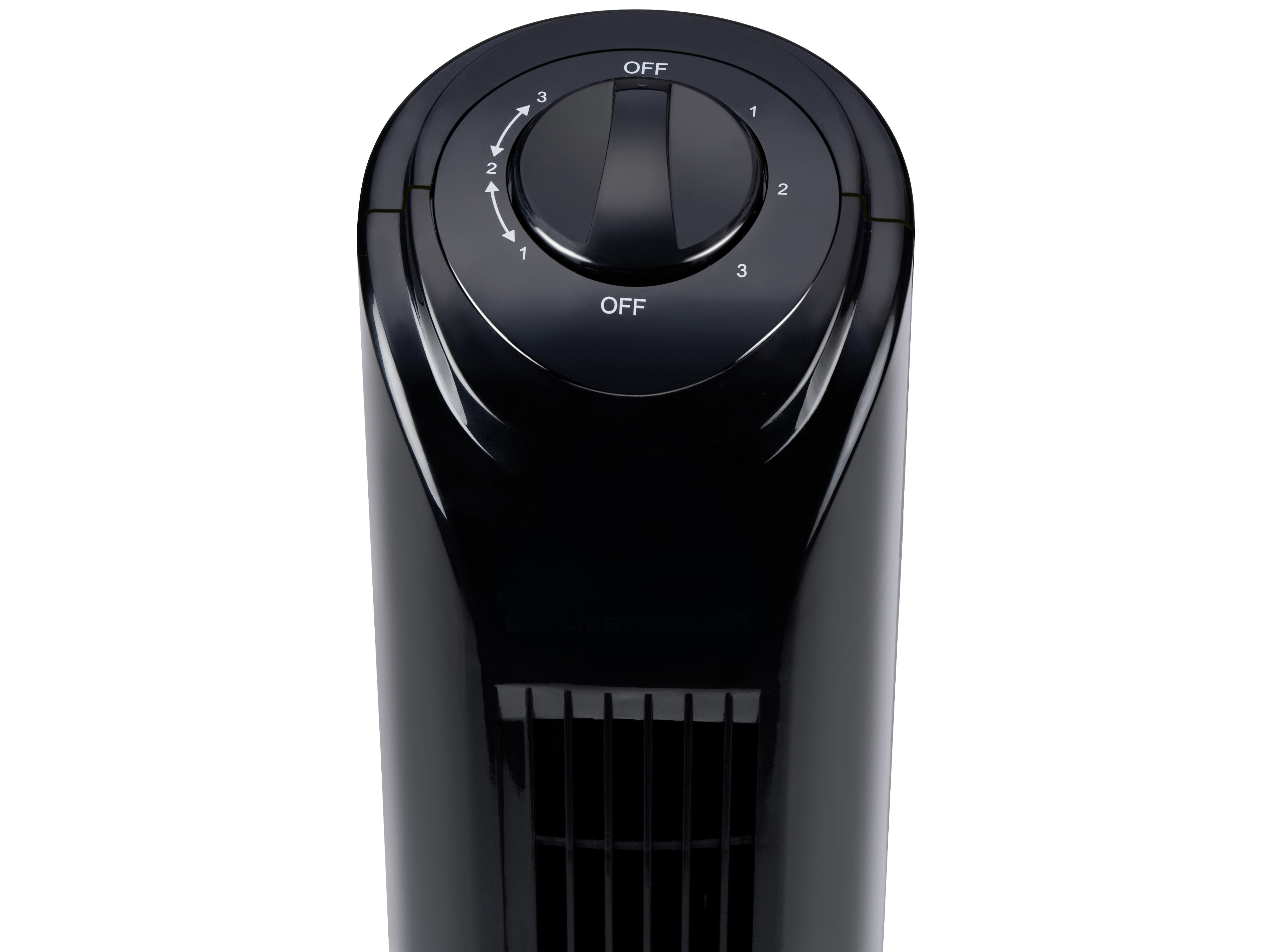 LIFETIME AIR Turmventilator, 81cm, 3 Geschwindigkeiten, 45W, schwarz