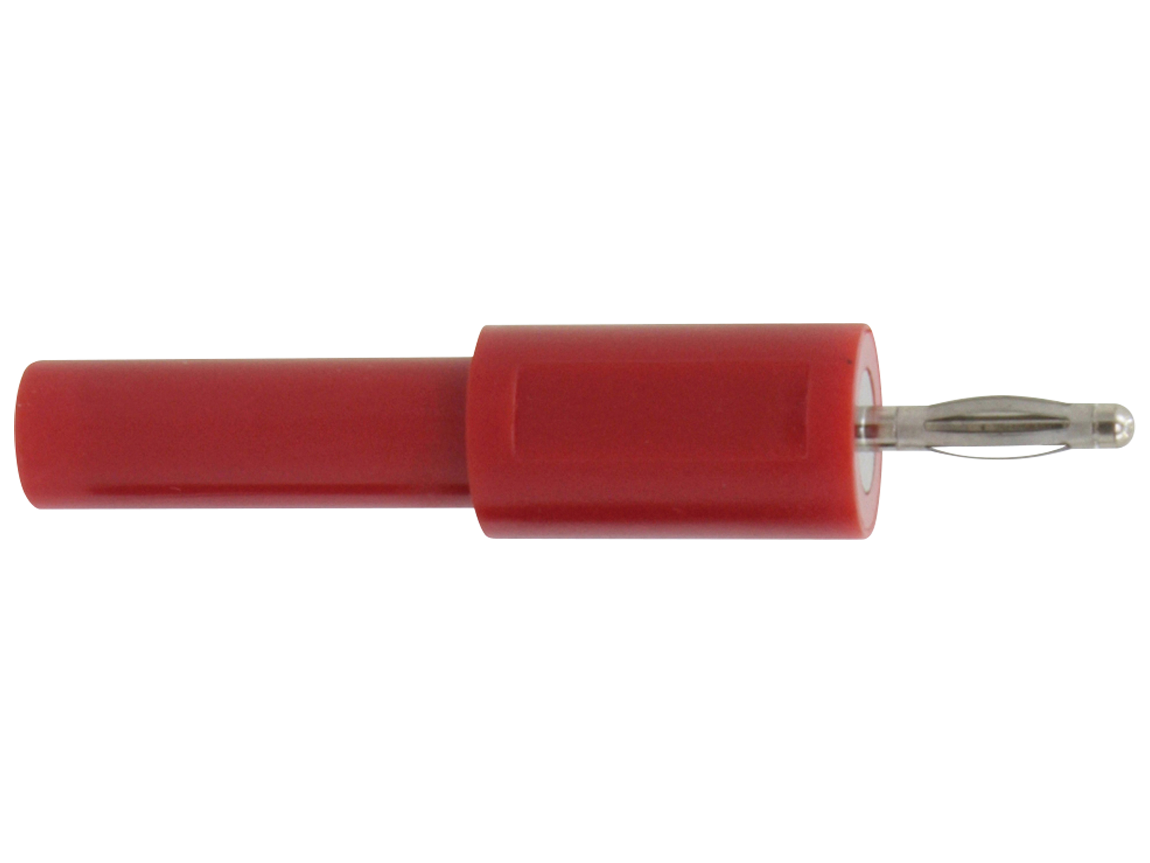 DONAU ELEKTRONIK Adapter, Stecker 2mm/Buchse 4mm, rot, 200