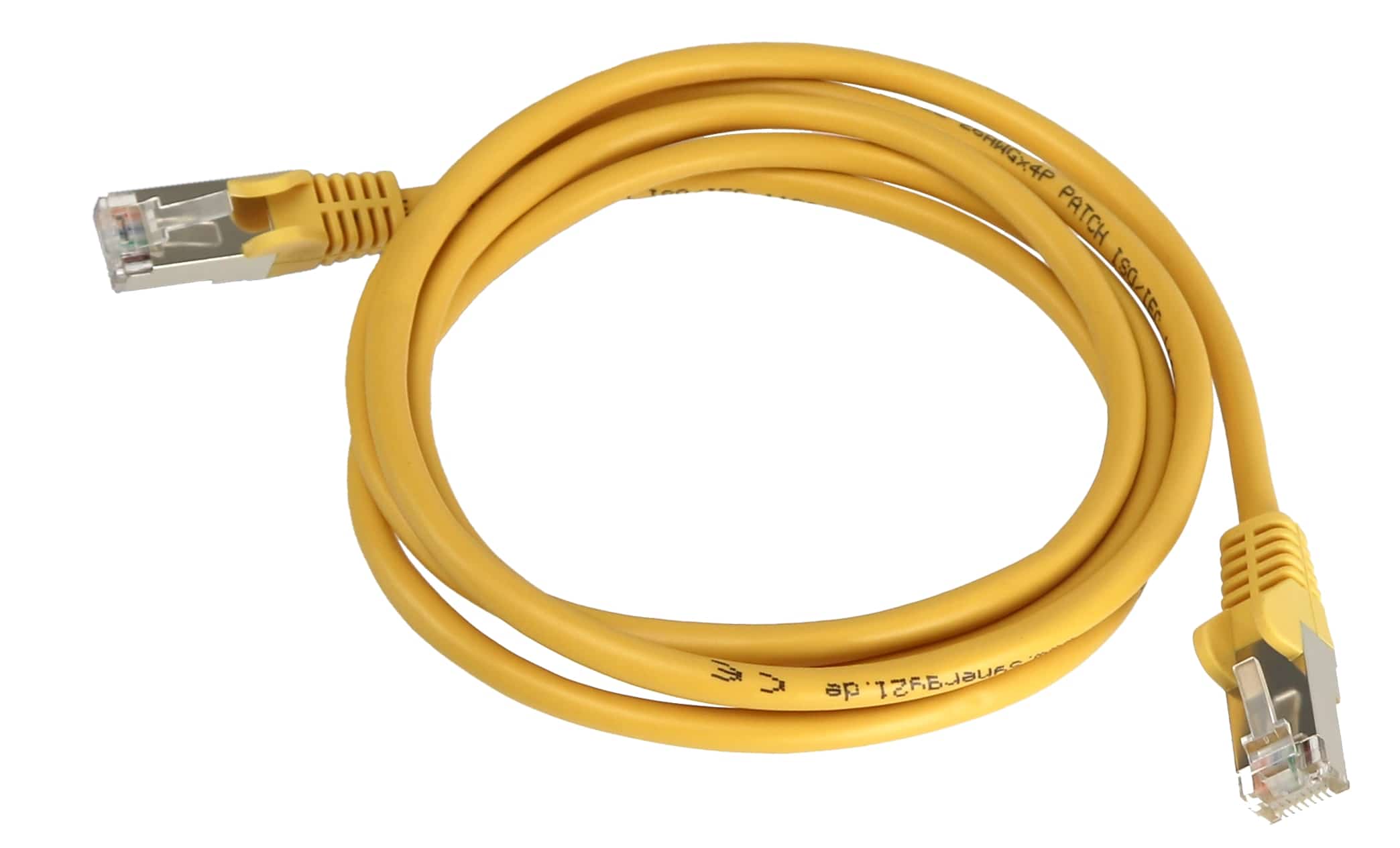 CAT.5E Patchkabel, 1,5 m, gelb, F/UTP CAT.5E Patchkabel, 1,5 m, gelb, UTP