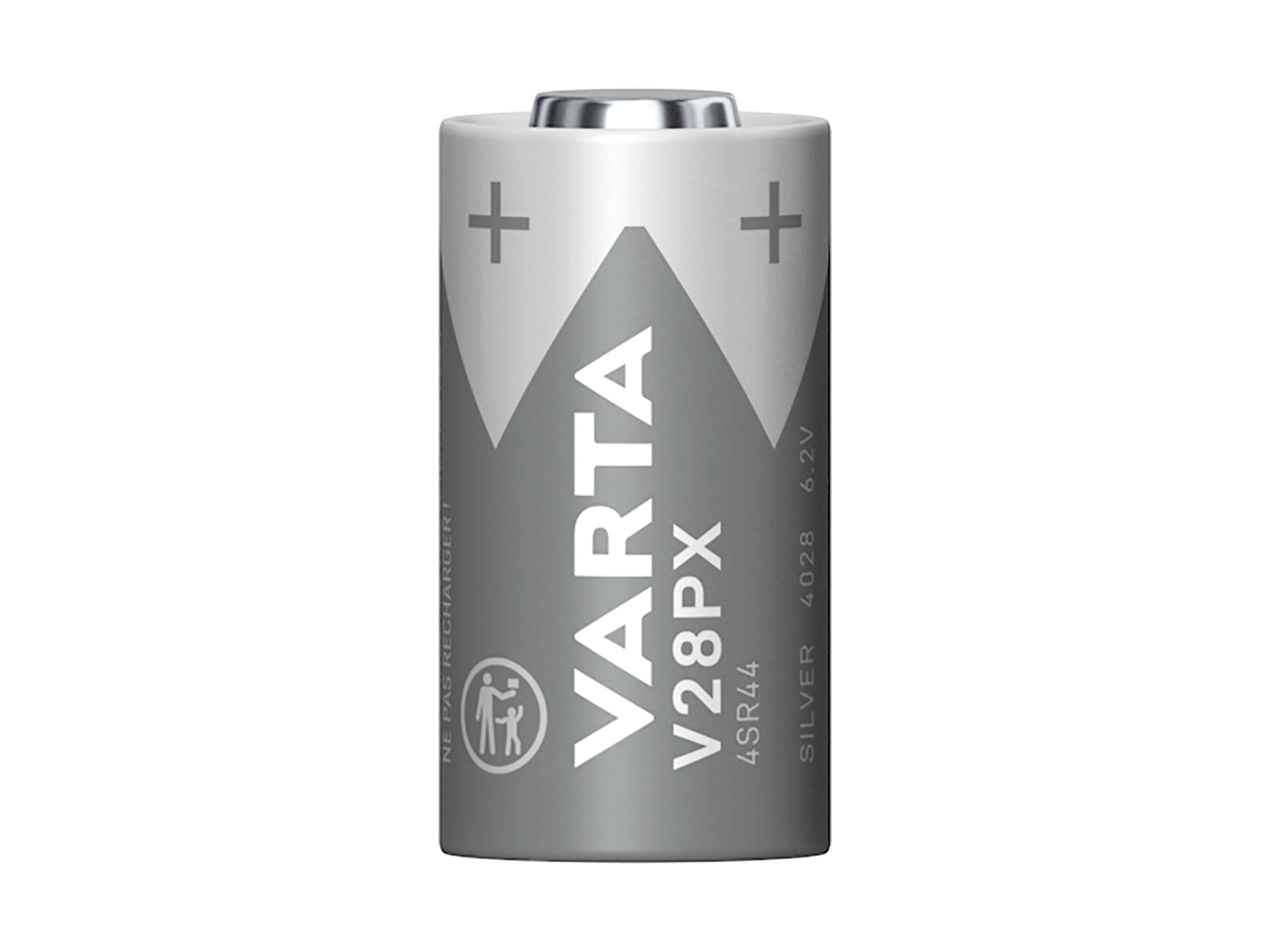 VARTA Batterie Silver Oxide, V28PX, 4SR44, 6,2V, Electronics