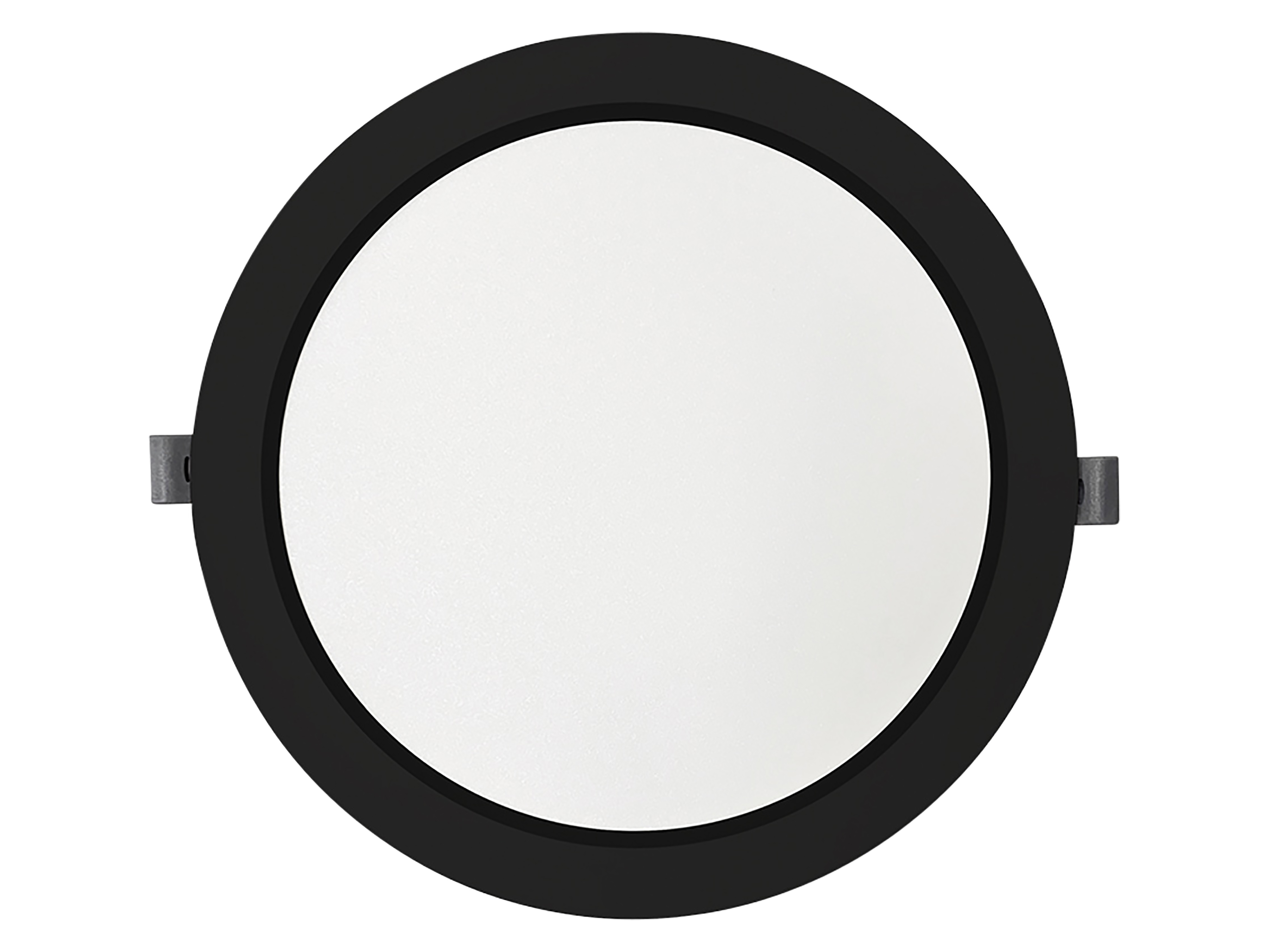 LUXULA LED-Einbauleuchte, 12W, EEK: F, 1200lm, CCT, IP44, schwarz