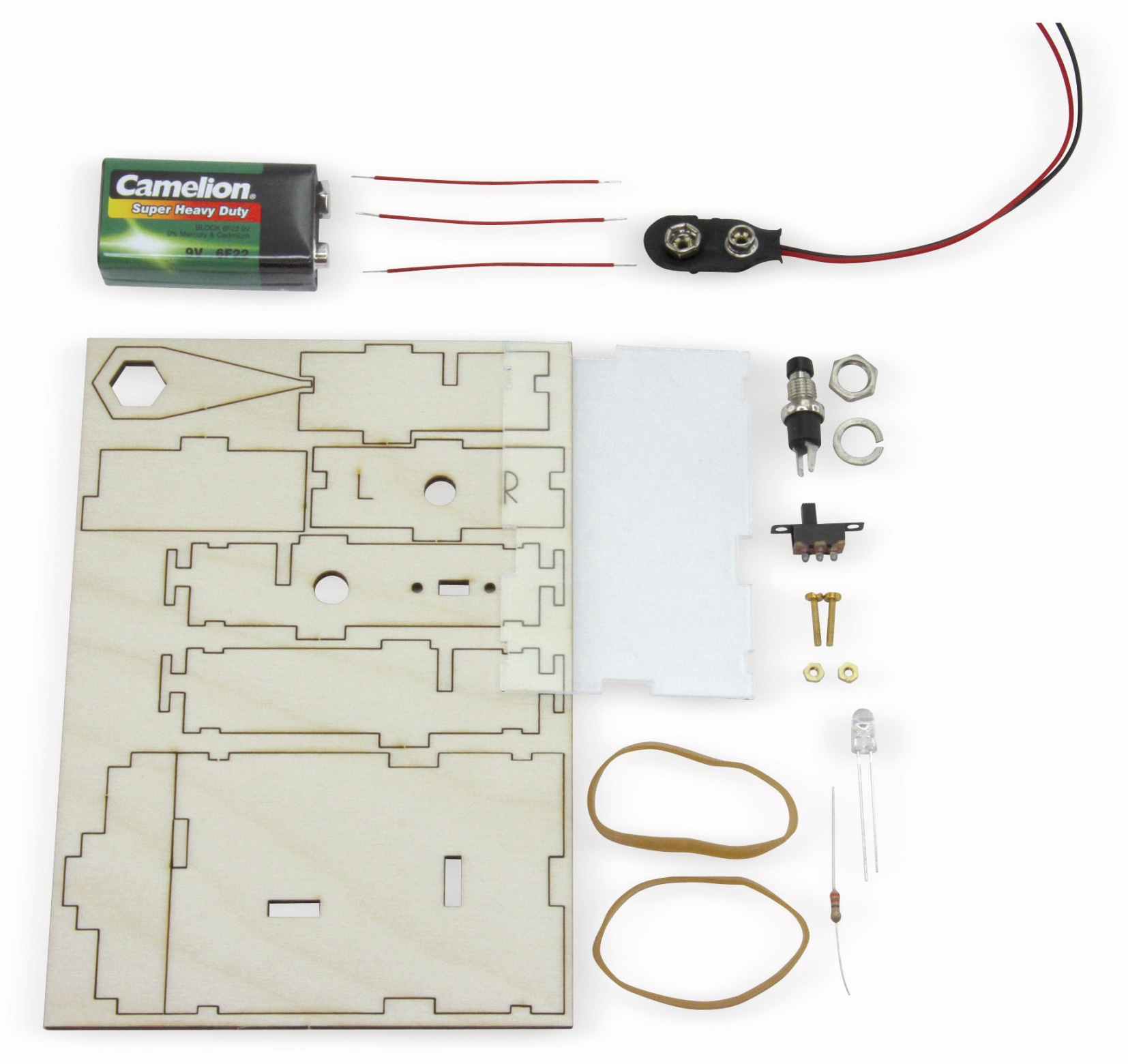 Einsteiger Lötbausatz Taschenlampe