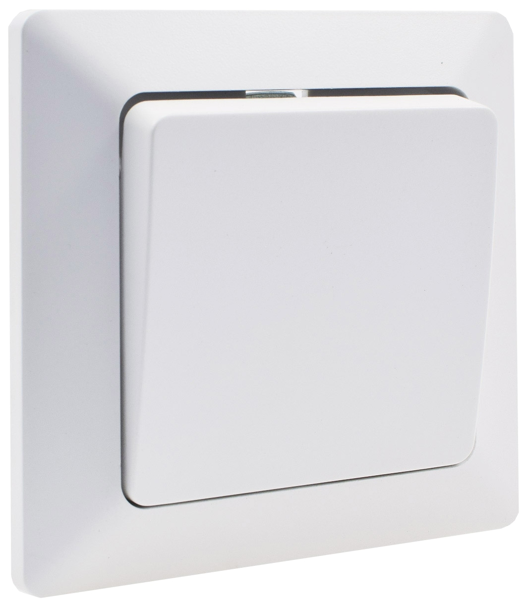 MILOS Wechselschalter 22772, UP, 10A/250V, Steckanschluss, weiß matt MILOS Wechselschalter 22772, UP, 10A/250V, Steckanschluss, weiß matt