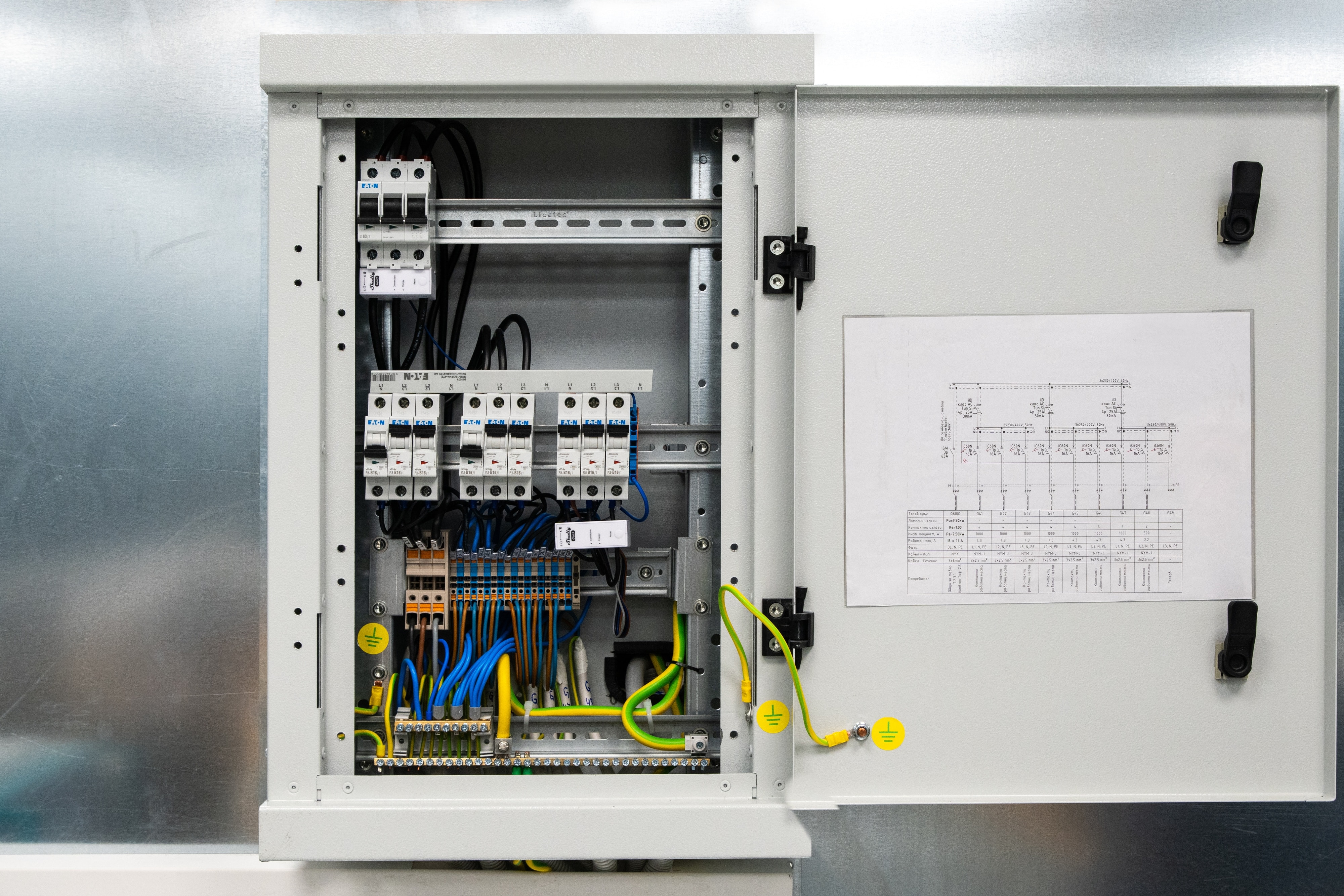 SHELLY WLAN-Stromzähler 3EM-63W Gen3, weiß
