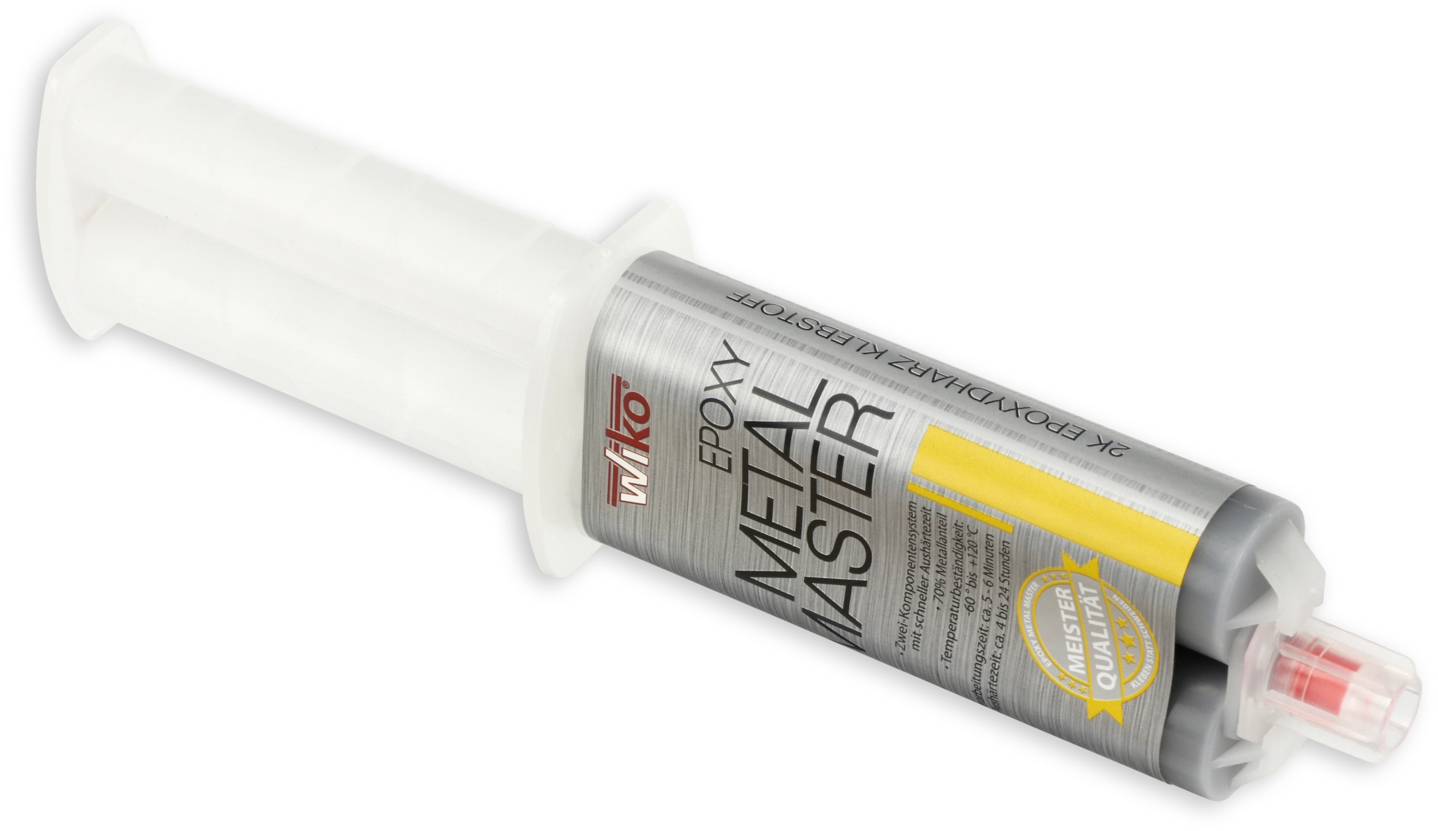 WIKO Epoxy Metall Master EMM.S 25, 25ml, Zwillingsspritze WIKO Epoxy Metall Master EMM.S 25, 25ml, Zwillingsspritze