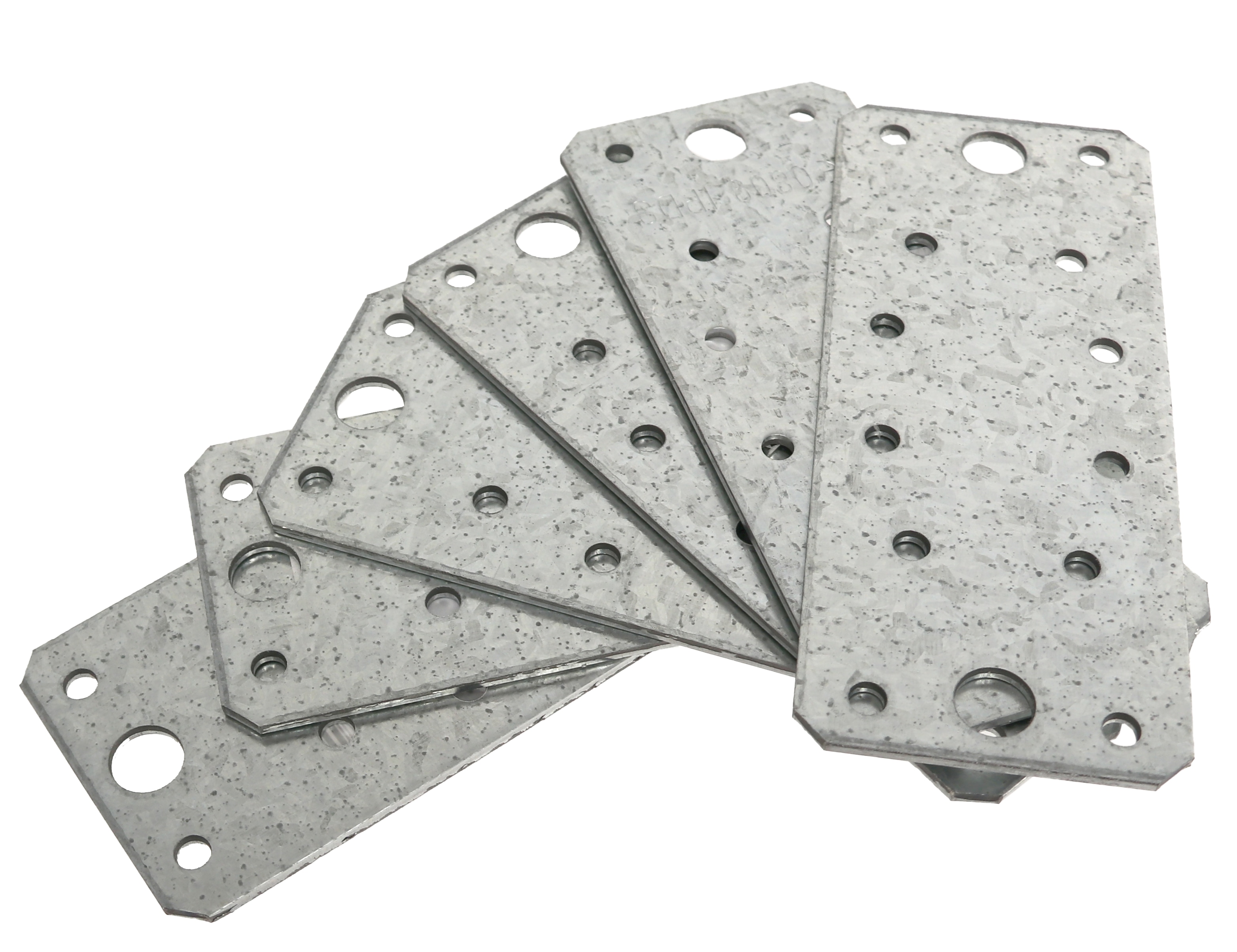 Lochplatten-Verbinder, 135x55x2,5 mm, 6 Stück