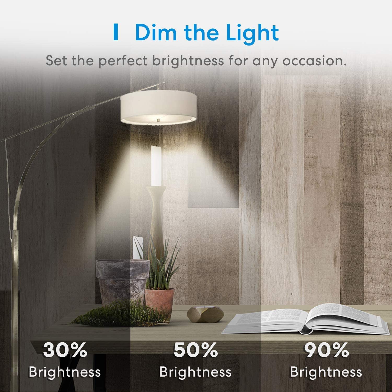 MEROSS WLAN LED-Lampe, MSL100HK, 2 Stück