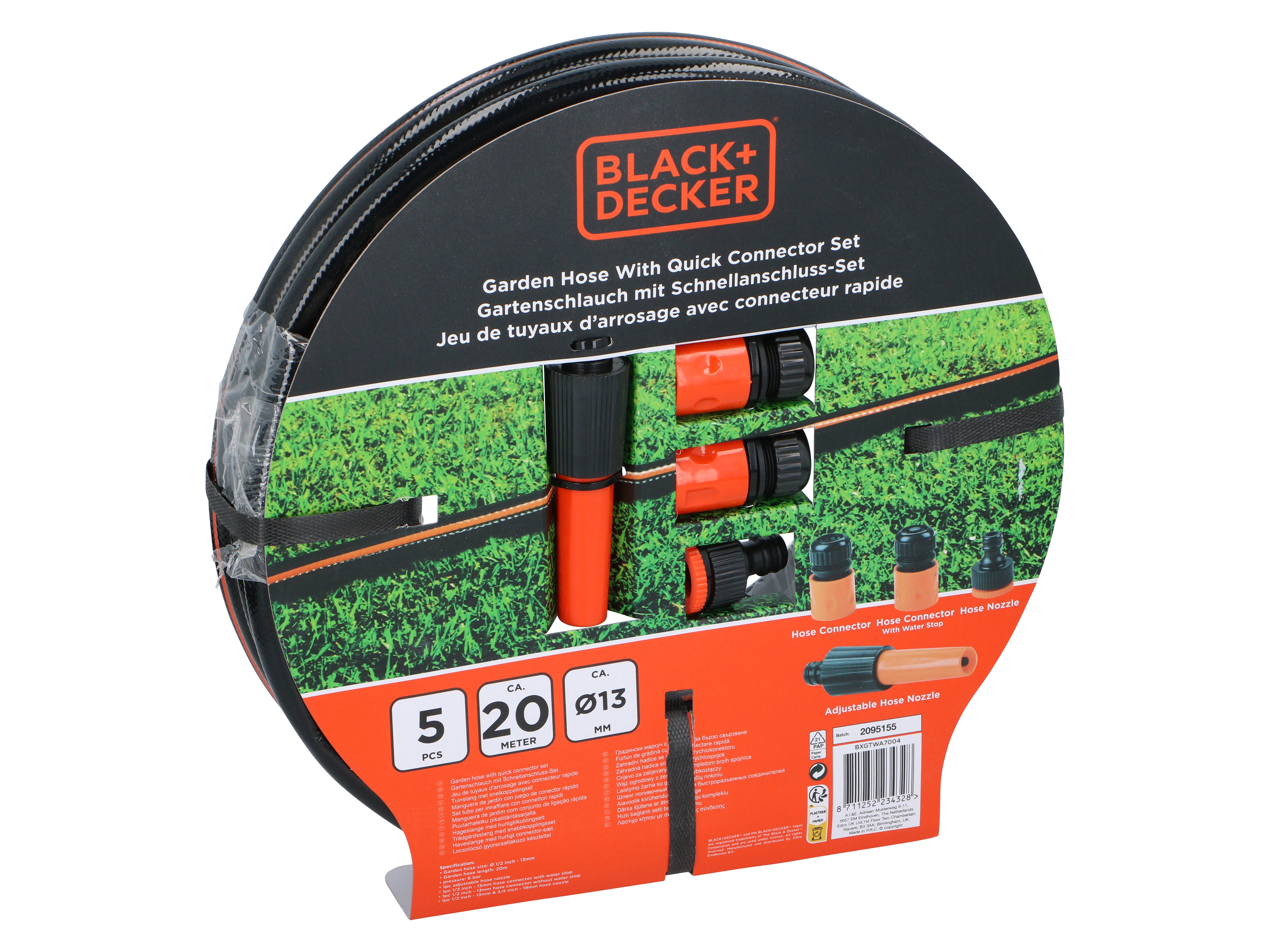 BLACK & DECKER Gartenschlauch, Ø 13 mm x 20 m