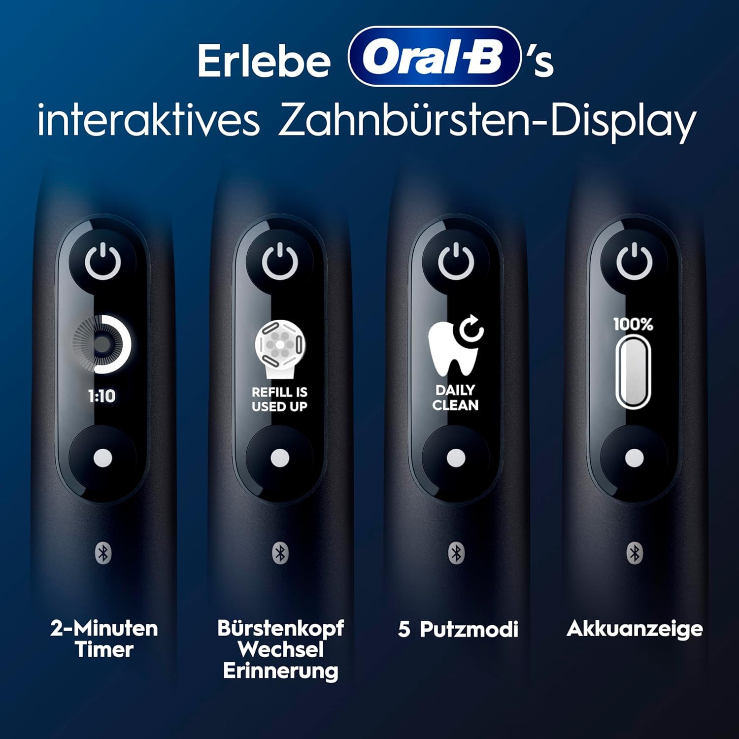 ORAL-B Elektrische Zahnbürste iO, Series 6 Plus Edition, Black Lava