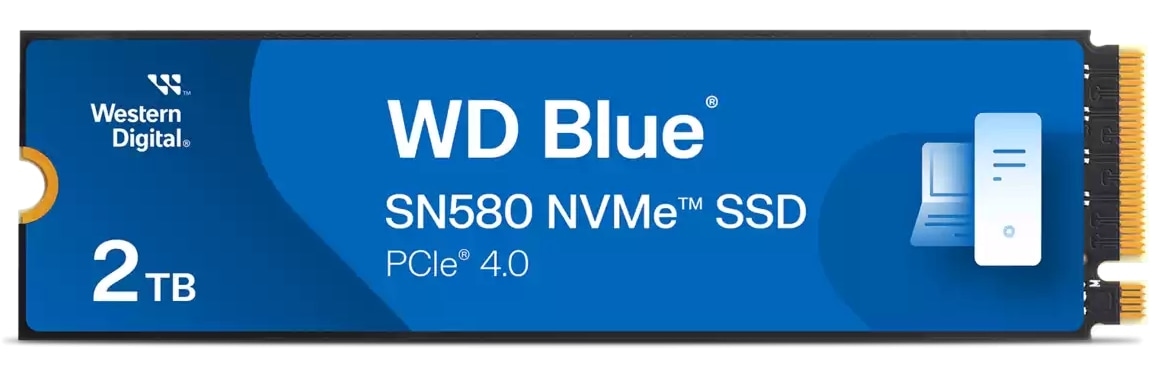 WESTERN DIGITAL M.2 SSD Blue SN580 2TB WD M.2 SSD Blue SN580 2TB
