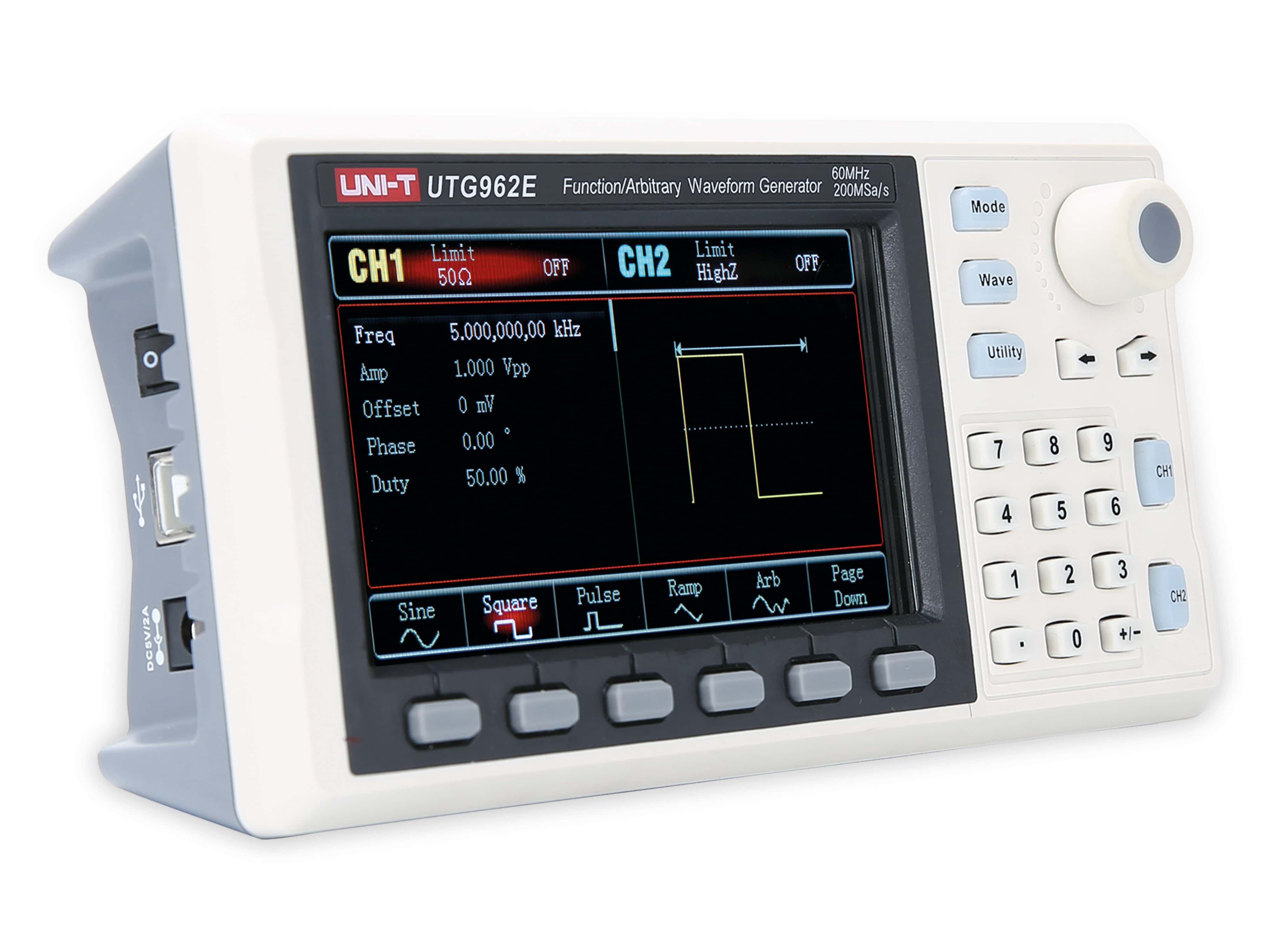 UNI-T Funktionsgenerator UTG962E, 60 MHz