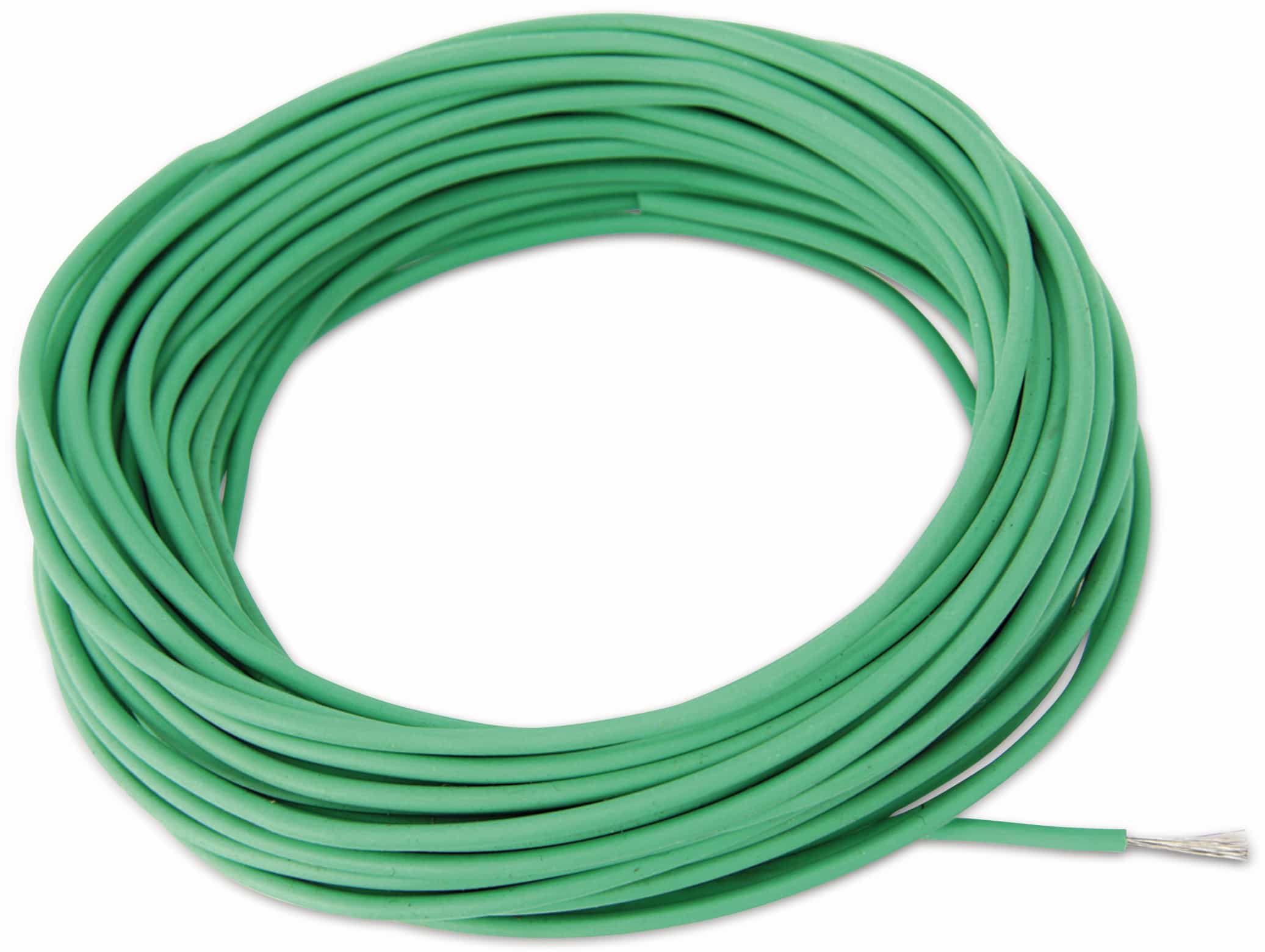 RAUTRONIC Silikon-Litze, 0,5 mm², grün, 10 m
