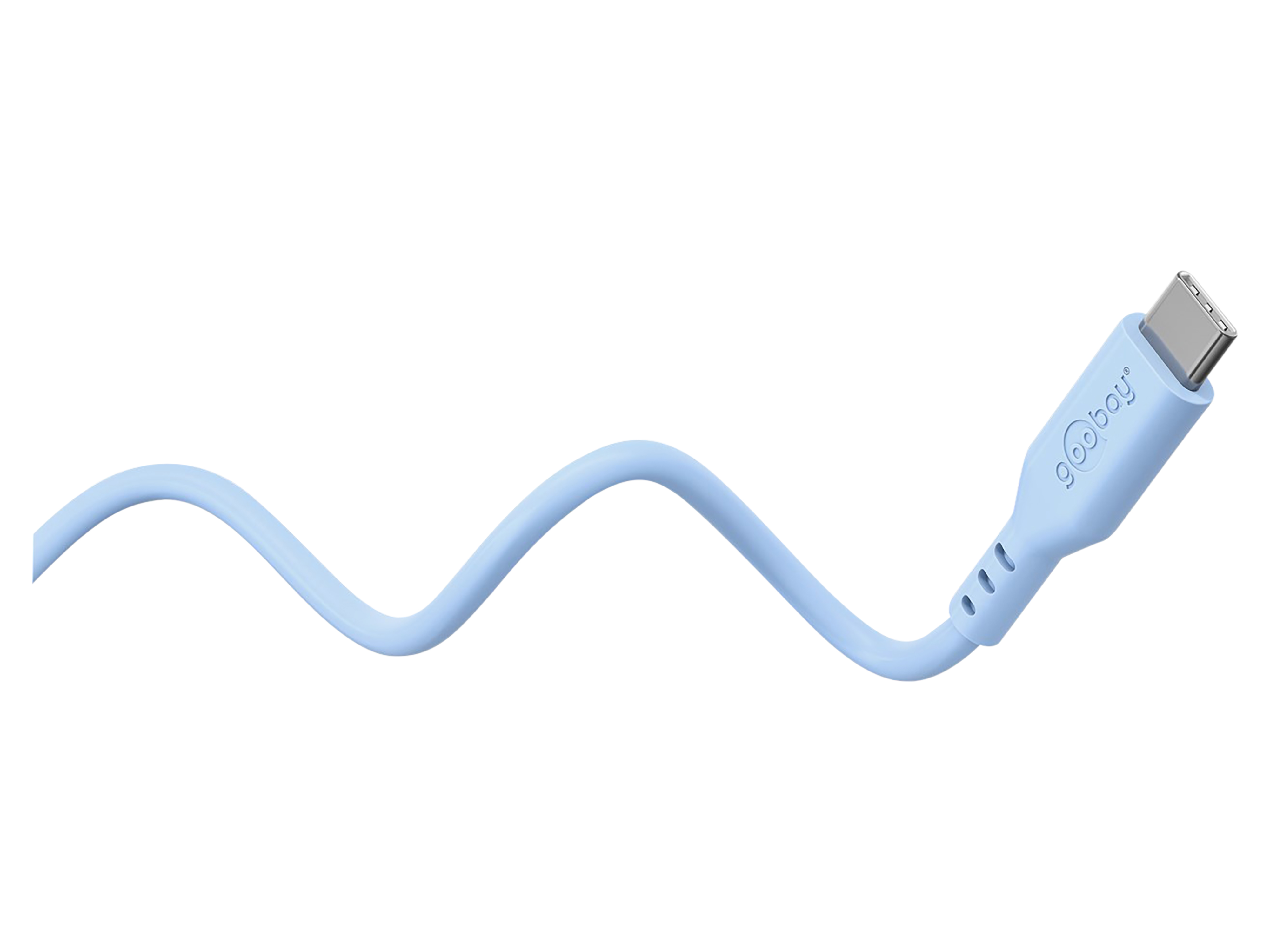 GOOBAY USB-C Kabel 77741 Silikon 1,5m weiß